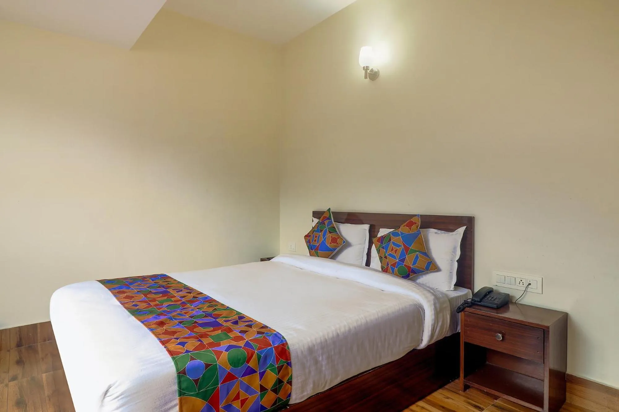 Bed in FabHotel Kutighar Regency