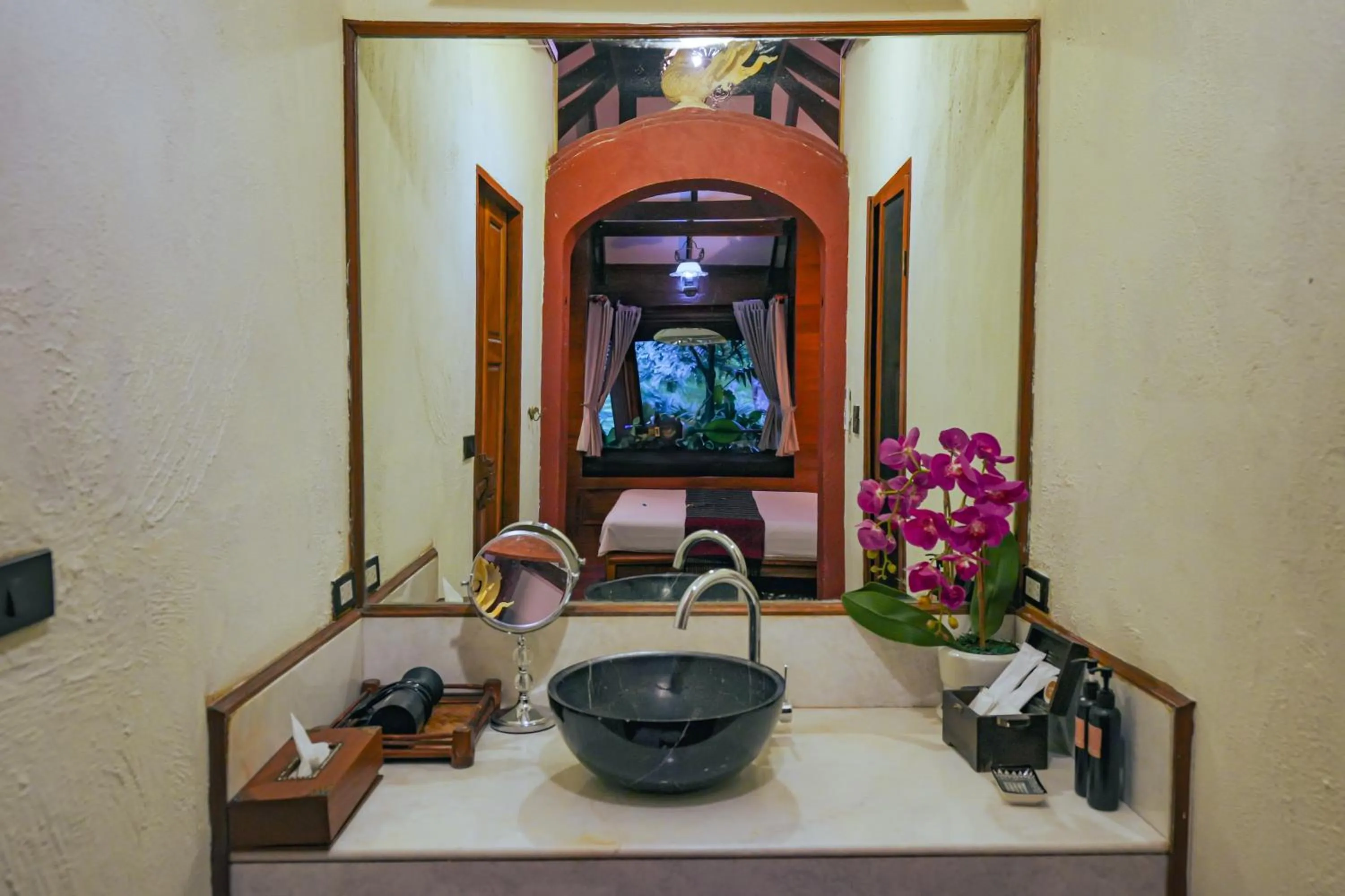 Bed in Sukantara Cascade Resort and Spa