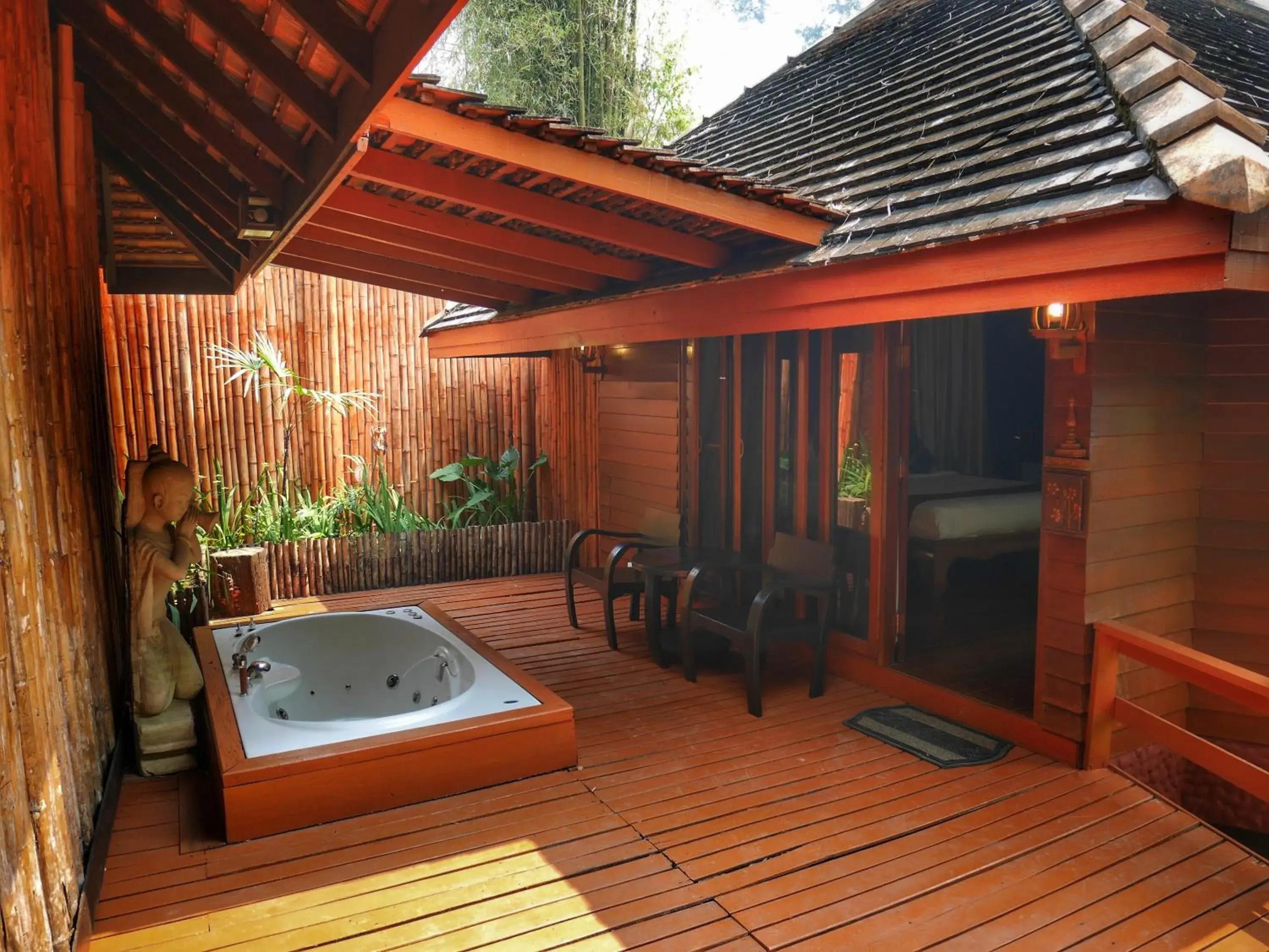 Twin Lanna Cottage in Sukantara Cascade Resort and Spa Twin Lanna Cottage in Sukantara Cascade Resort and Spa