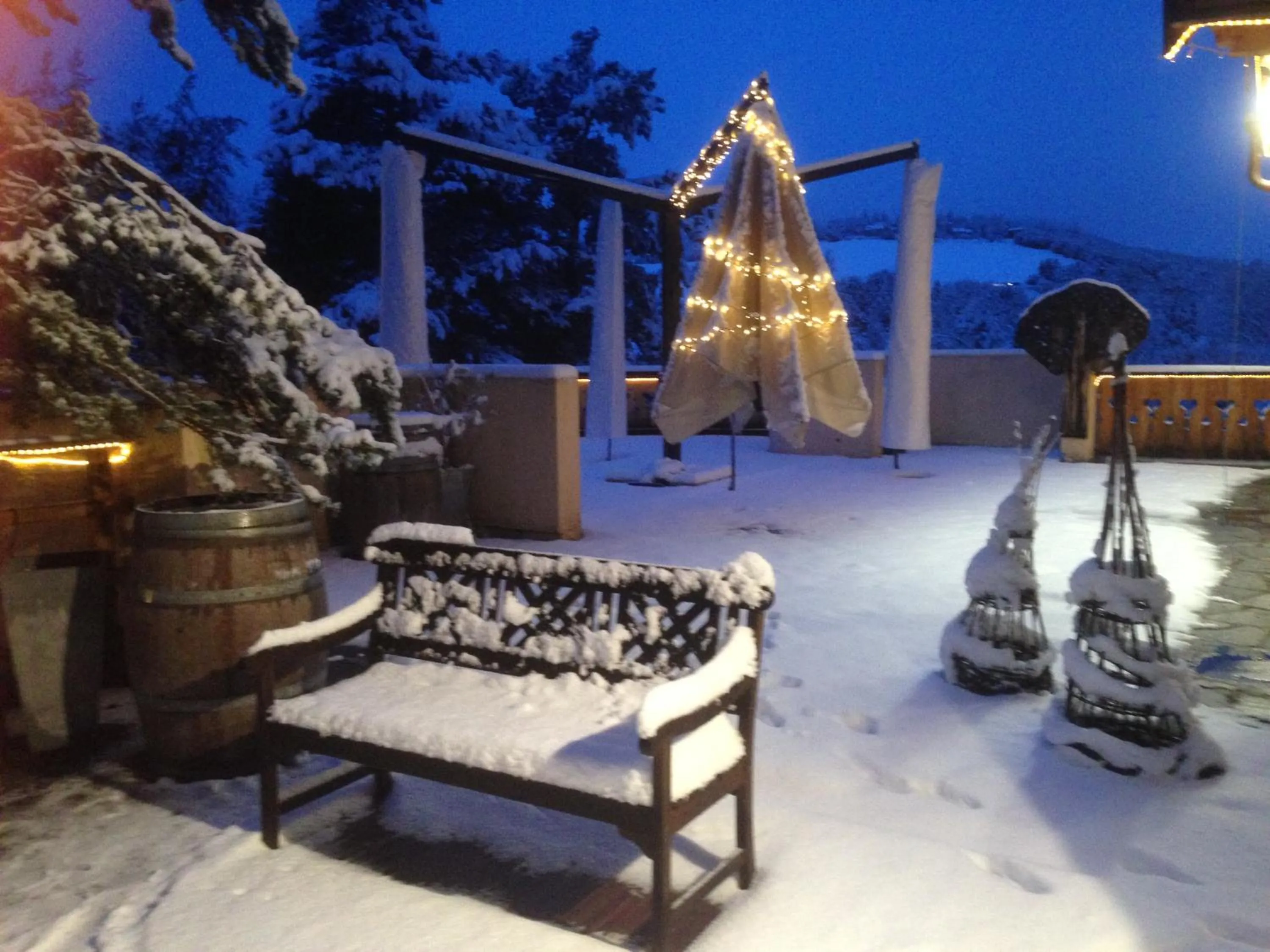 Winter in Domaine de l'Adoux