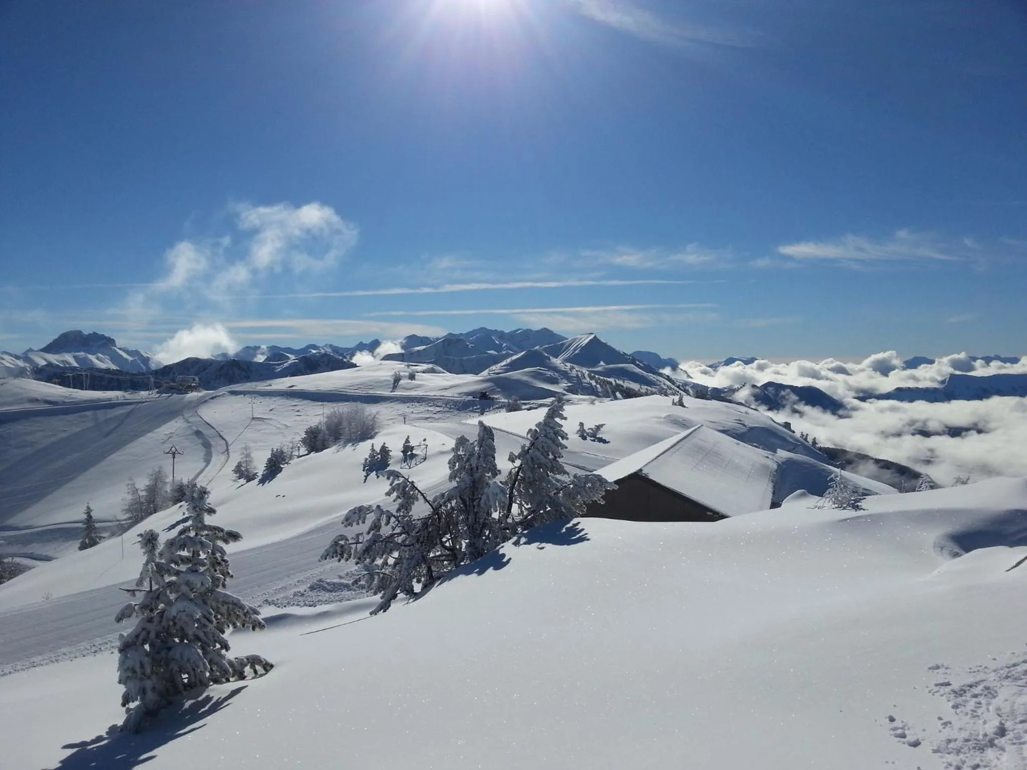 Natural landscape in Domaine de l'Adoux