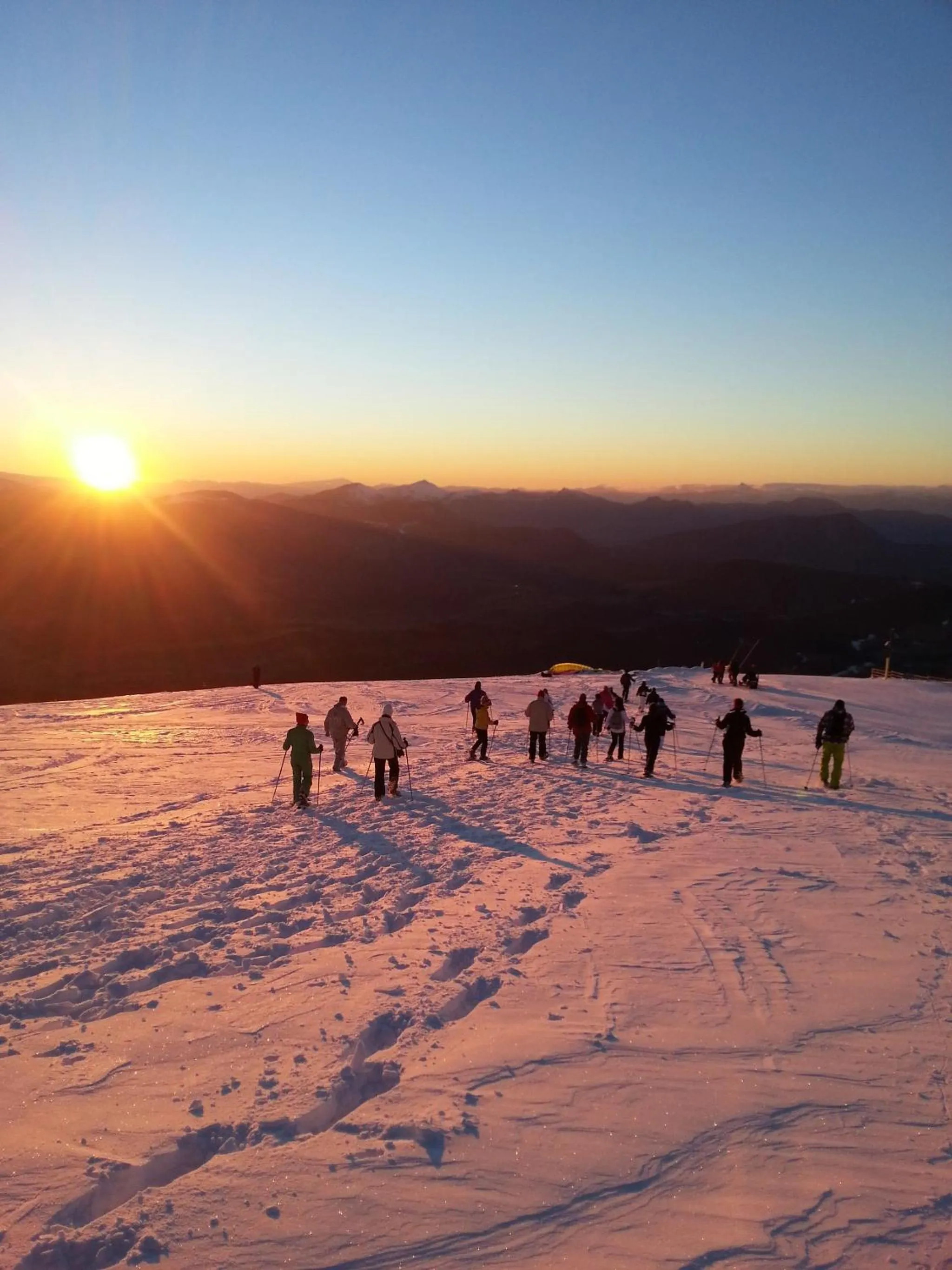 Skiing in Domaine de l'Adoux