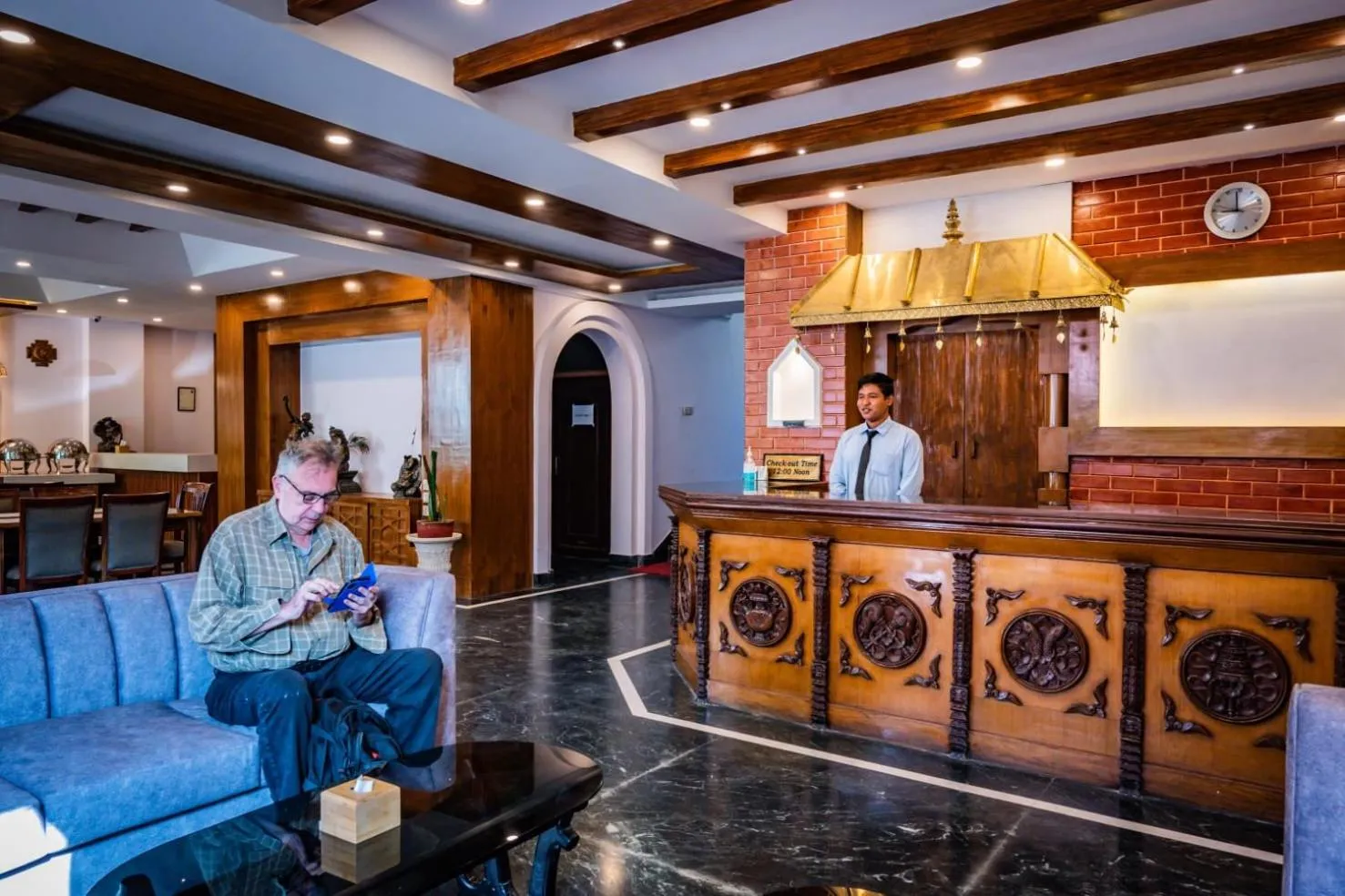 Lobby or reception in Kathmandu Prince Hotel