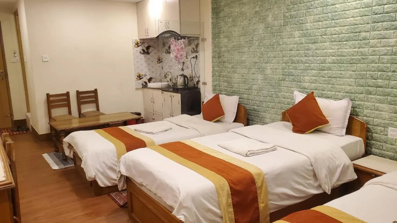 Bed in Kathmandu Peace Guesthouse