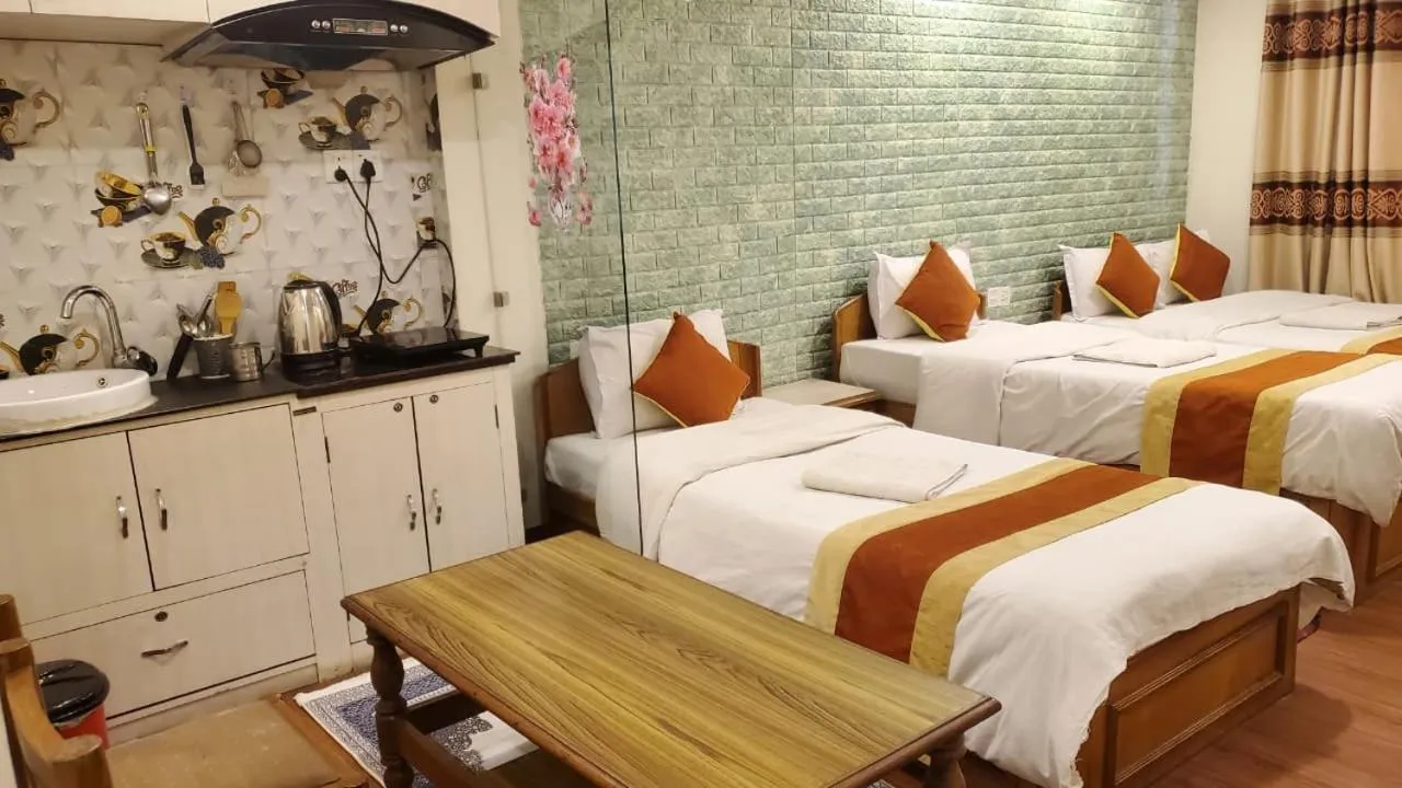 Bed in Kathmandu Peace Guesthouse