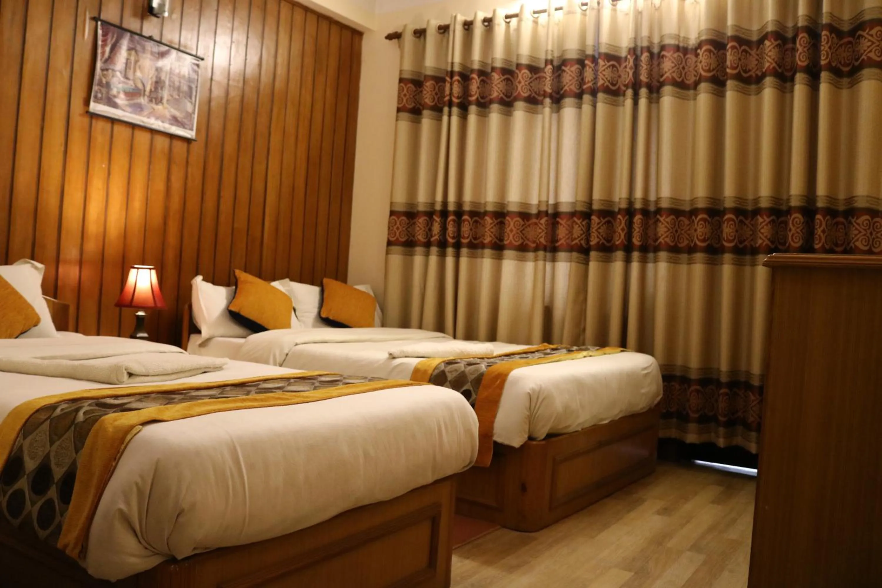 Bed in Kathmandu Peace Guesthouse