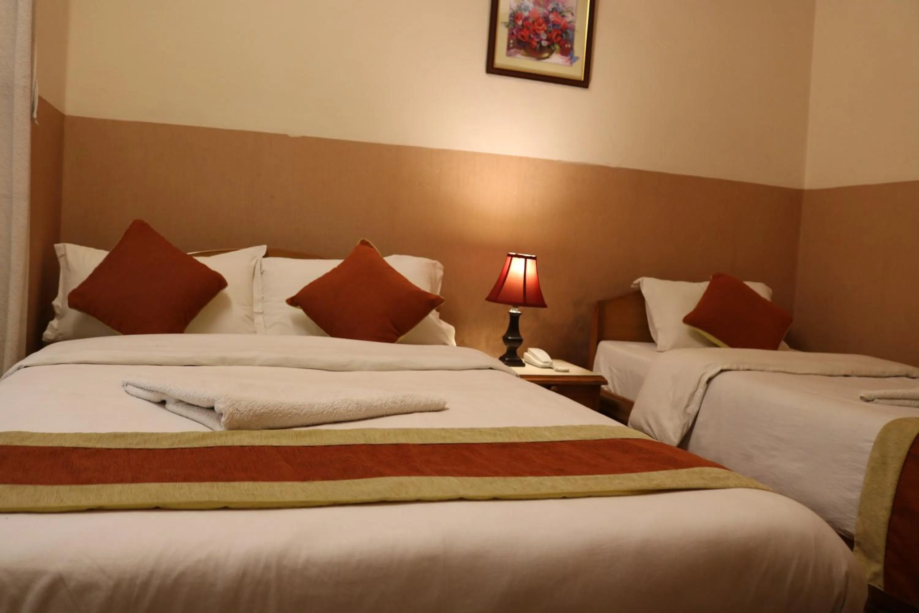 Bed in Kathmandu Peace Guesthouse