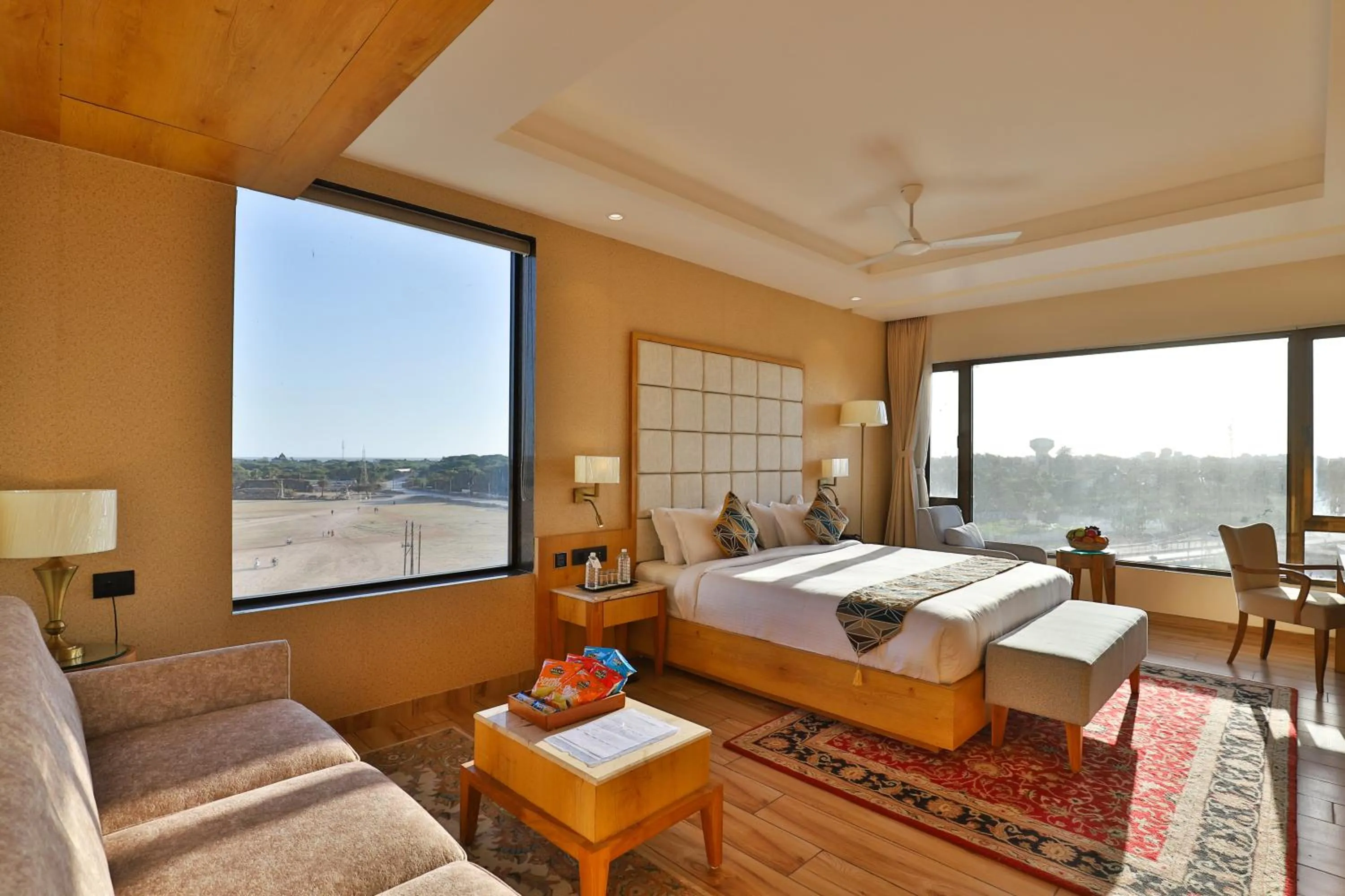 City view, Bed in The Square Somnath