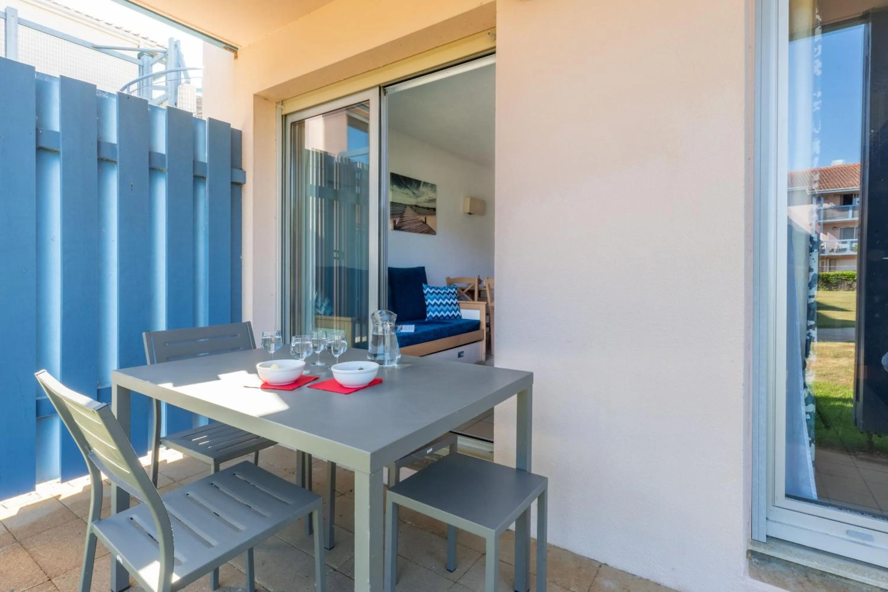 Balcony/Terrace in Résidence Odalys Du Port