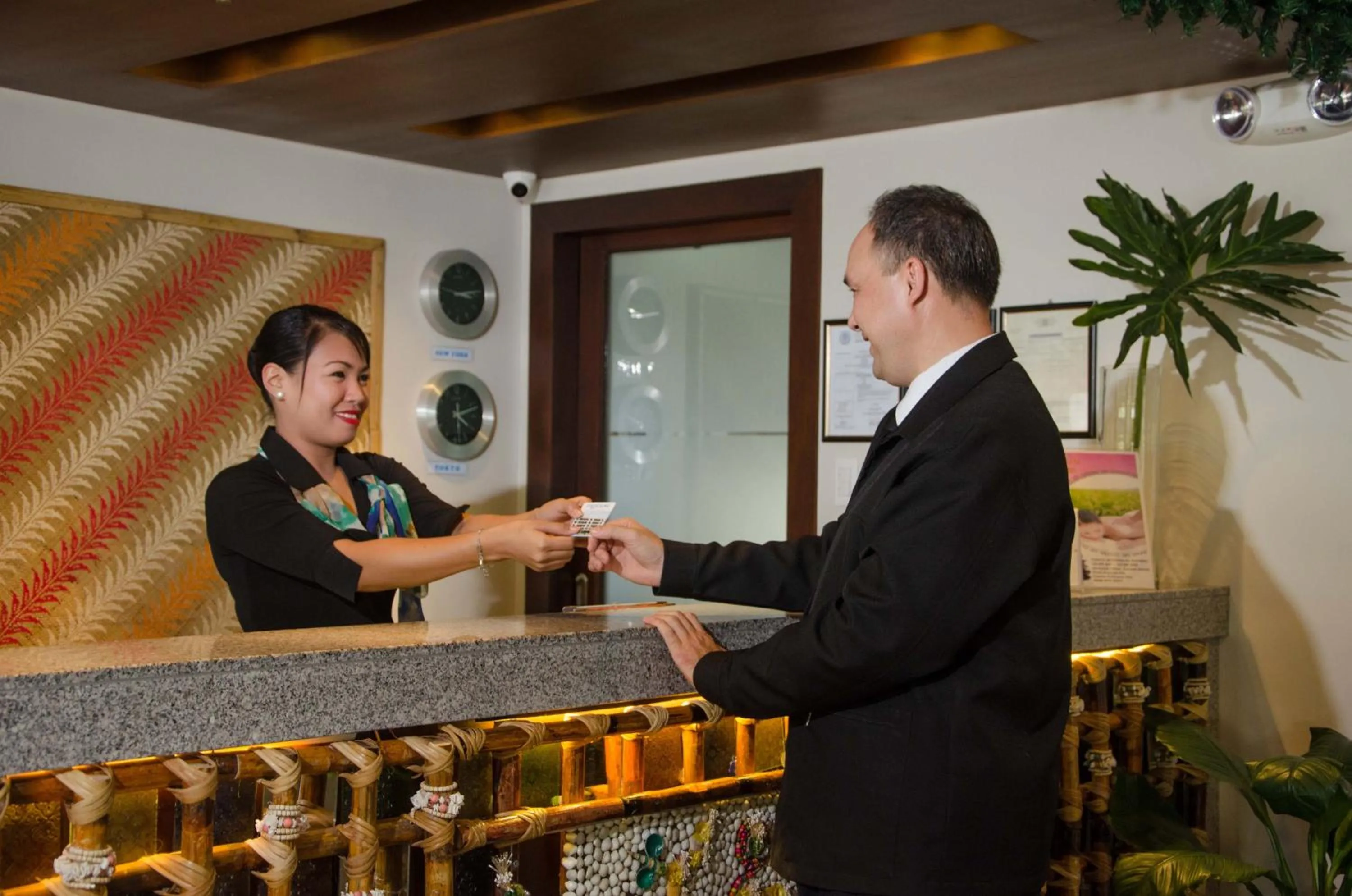 Staff in Fersal Hotel - Puerto Princesa