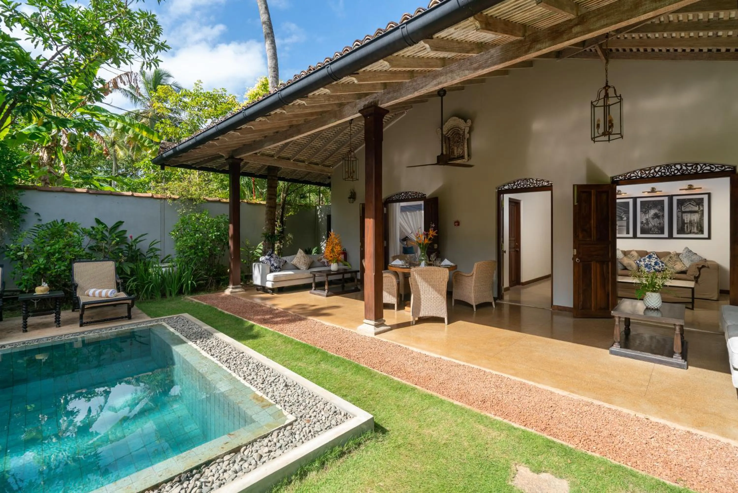 Patio in Sundara by Mosvold