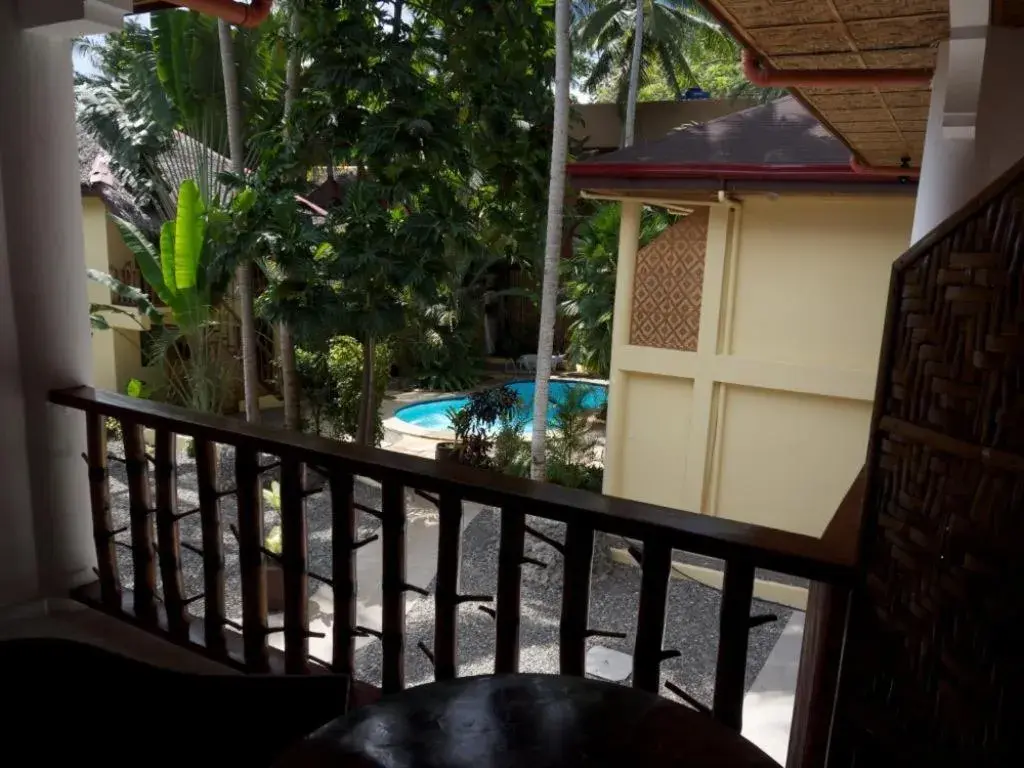 Pool view in Alona Vida Beach Resort Pool view in Alona Vida Beach Resort