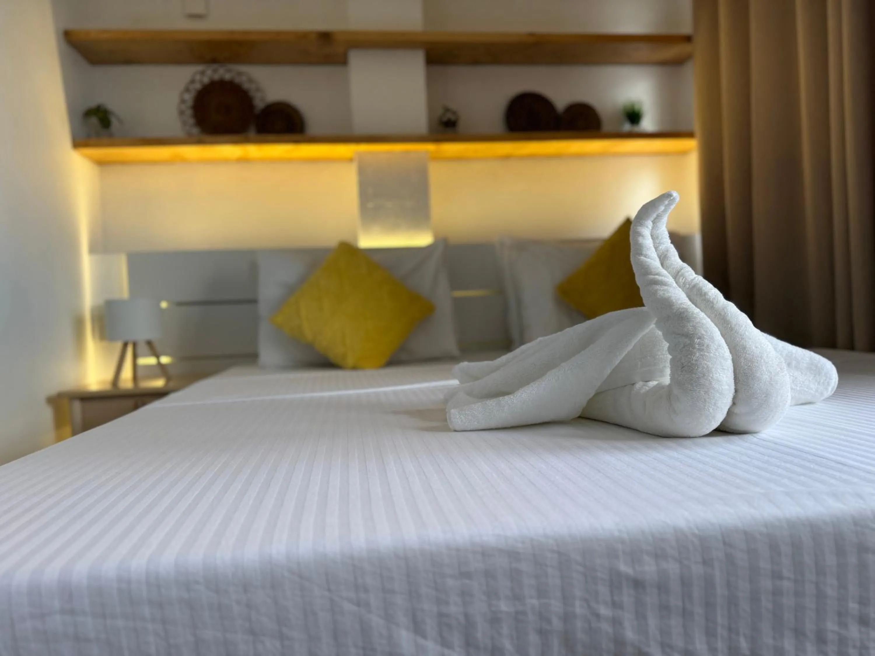 Bed in Alona Vida Beach Resort