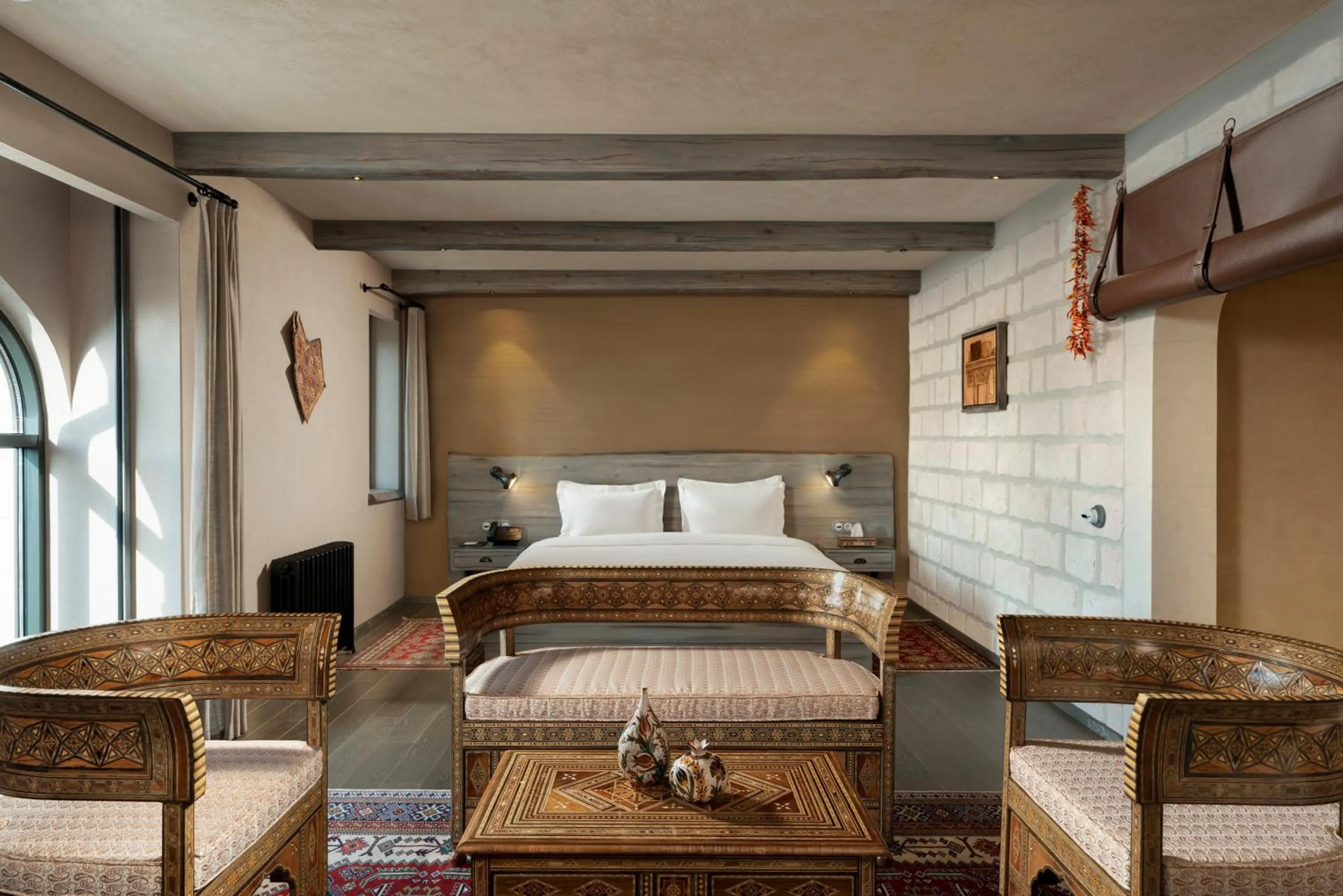 Bed in AJWA Cappadocia - Preferred Hotels Legend Collection