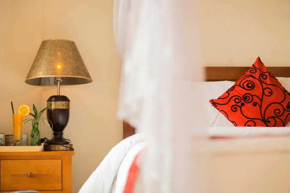 Bed in Phong Nha Lake House Resort