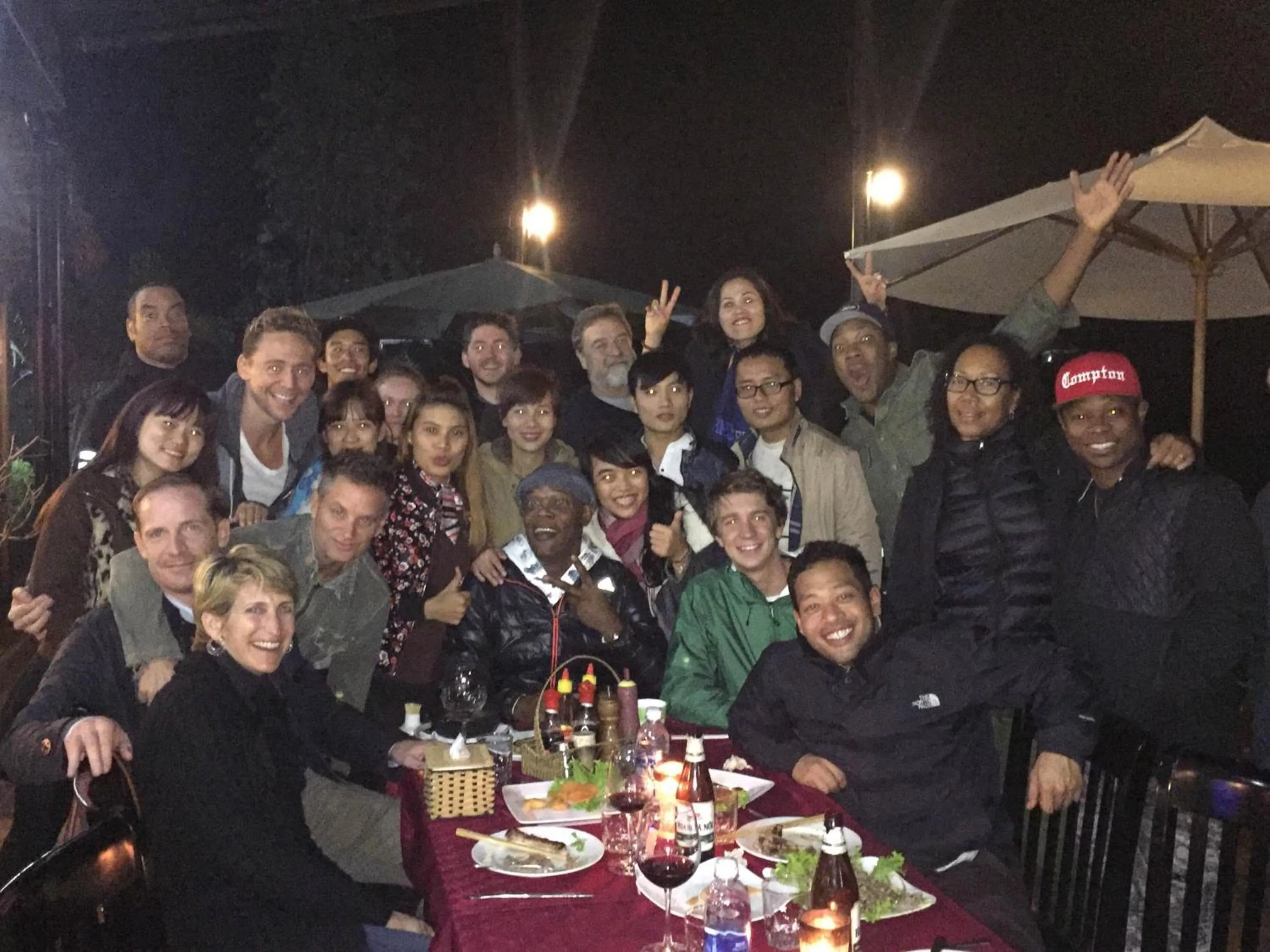 group of guests in Phong Nha Lake House Resort
