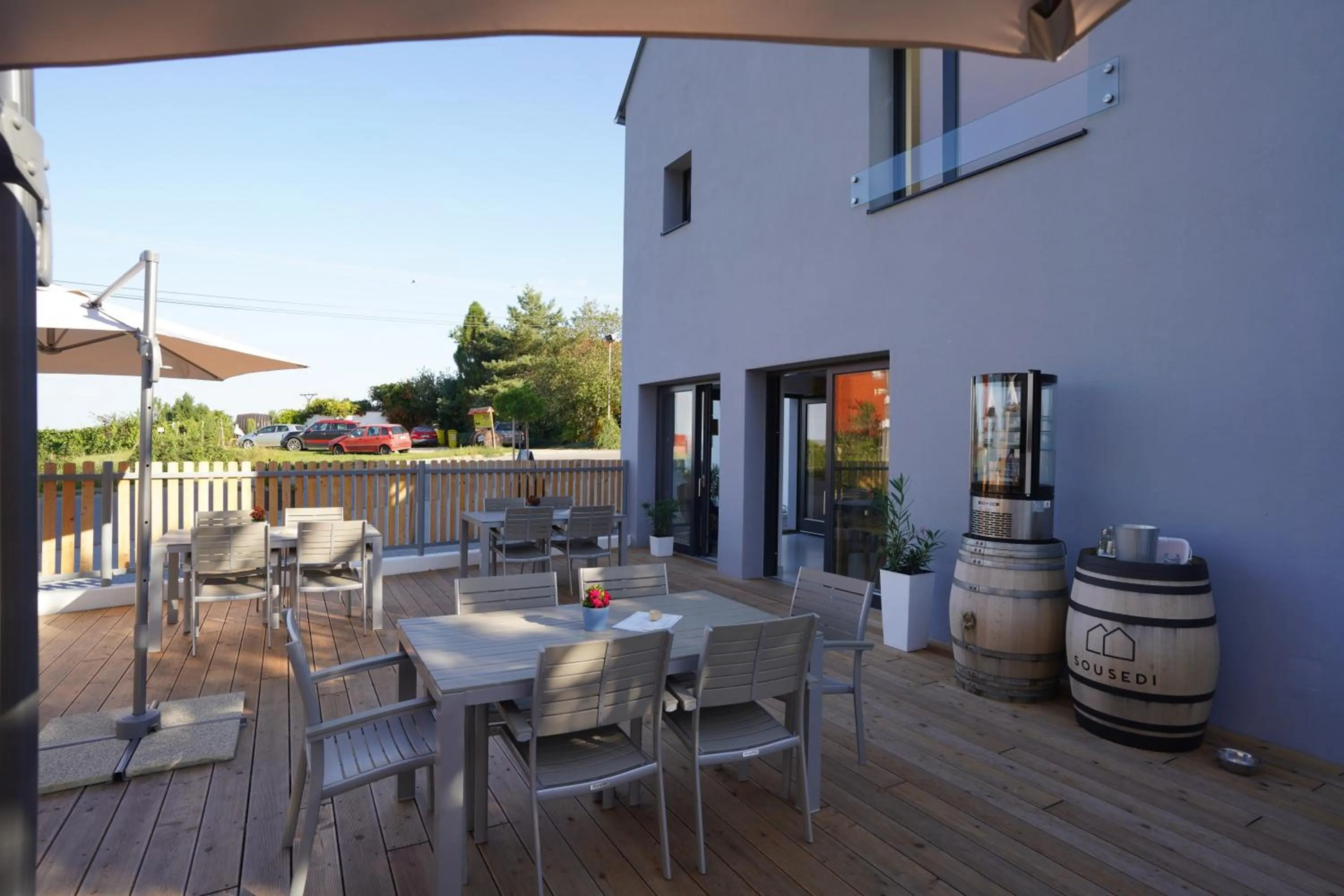 Balcony/Terrace in Sousedi Pavlov