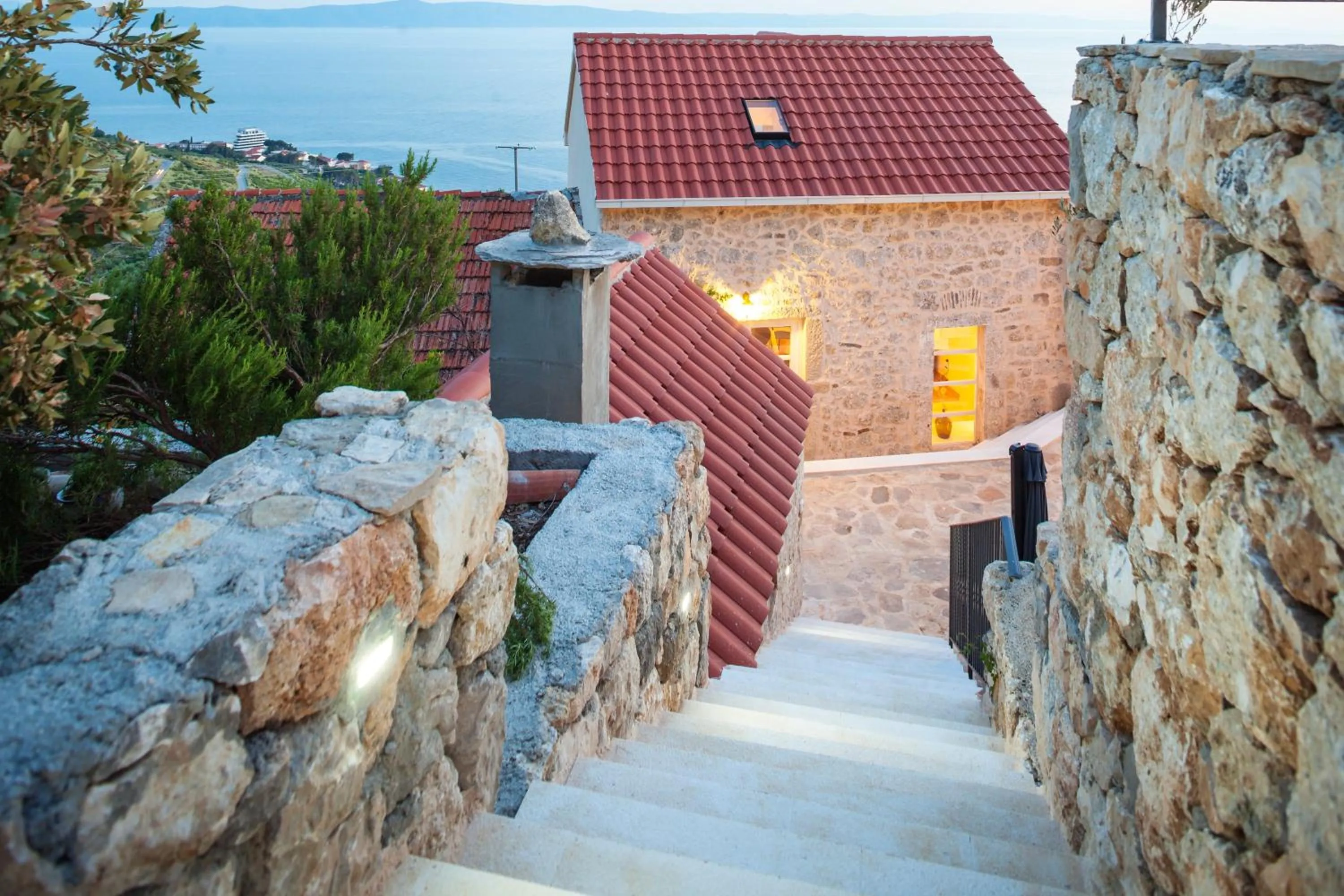 Elegant villa in Podgora with private pool and sea view