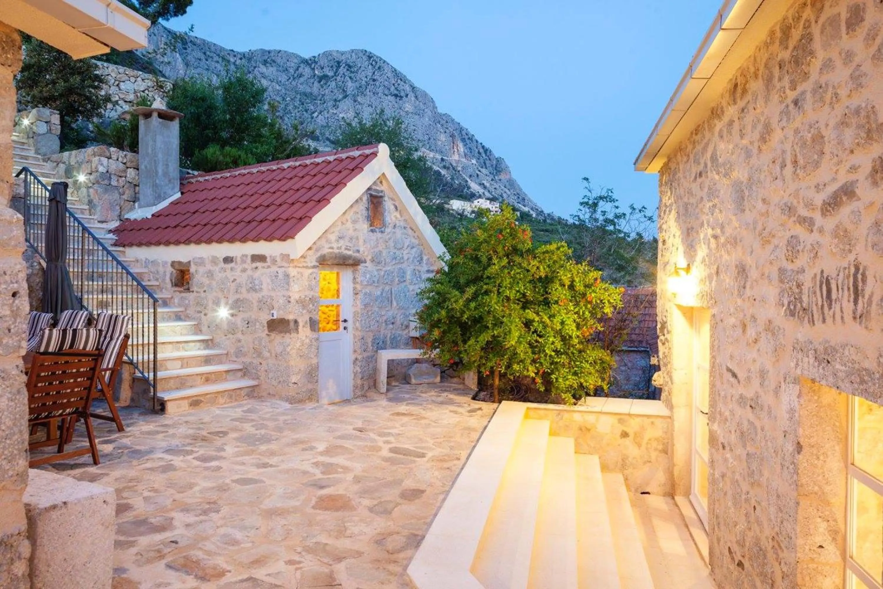 Facade/entrance in Elegant villa in Podgora with private pool and sea view