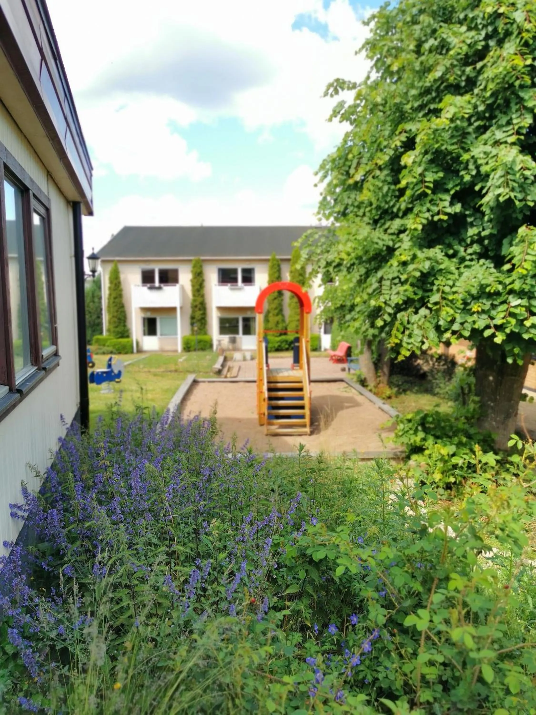 Children play ground in Green Door Hotel