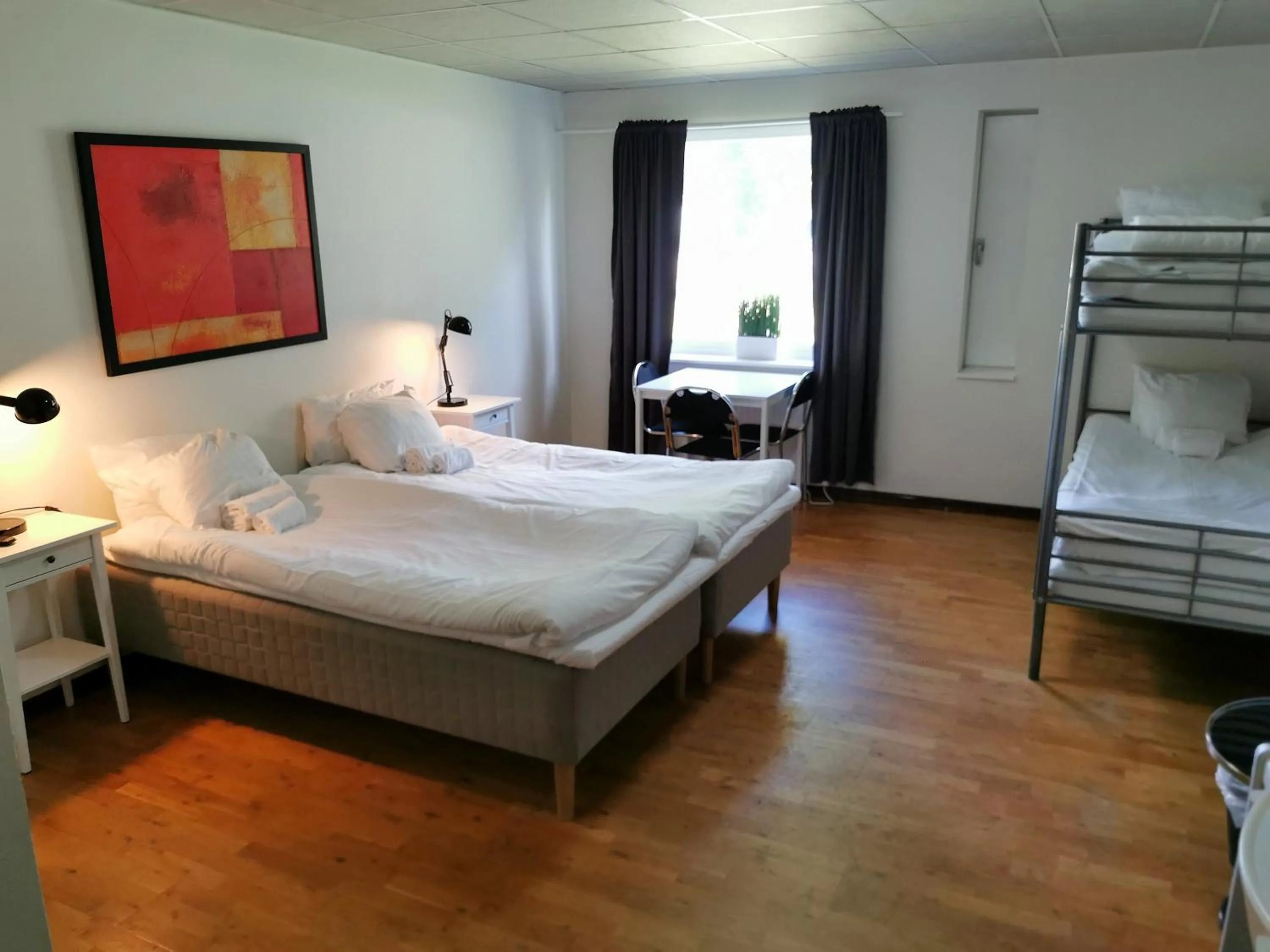 Bed in Green Door Hotel