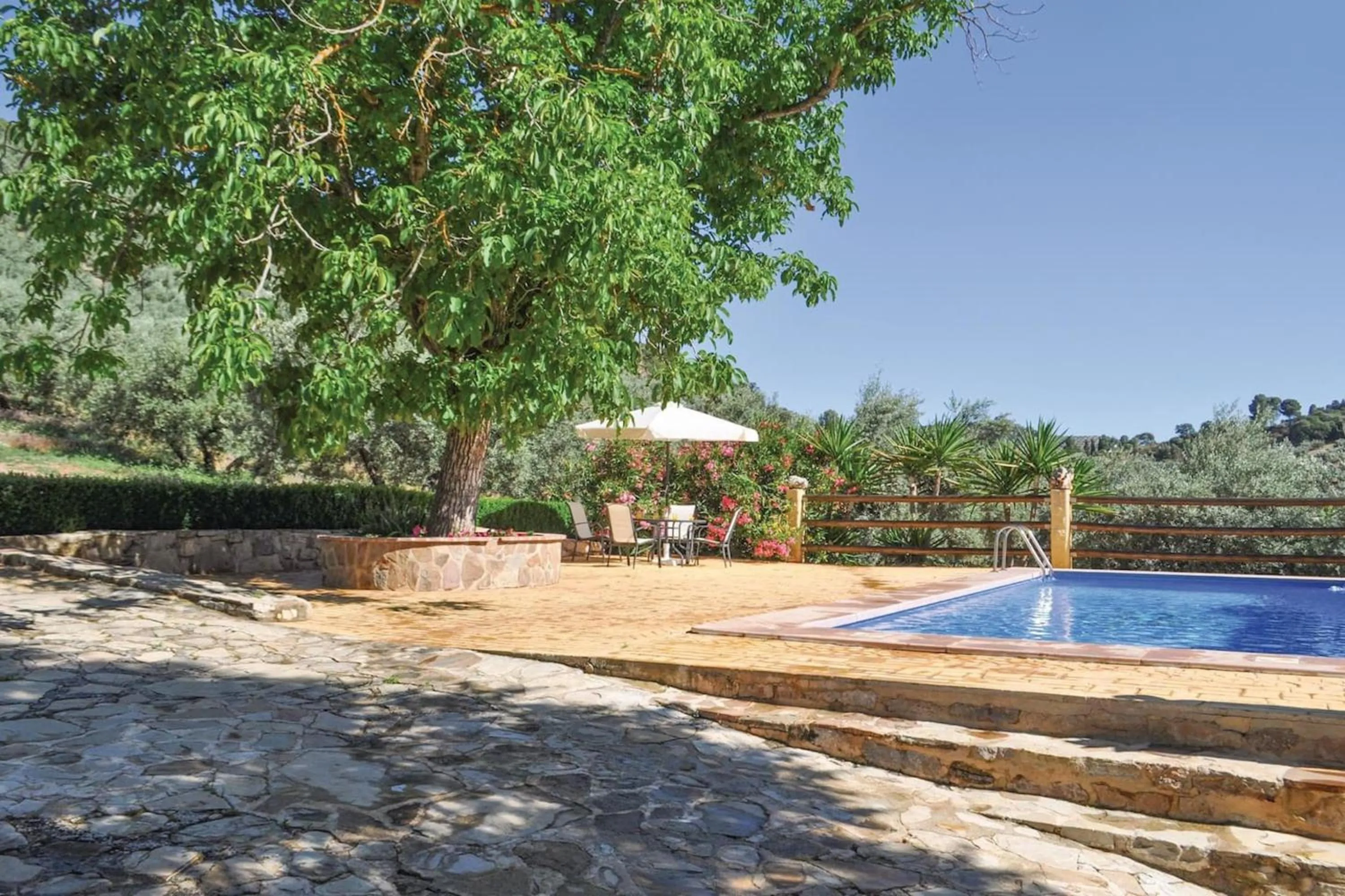 Pool view in Charming Villa in Montefrío with Private Pool