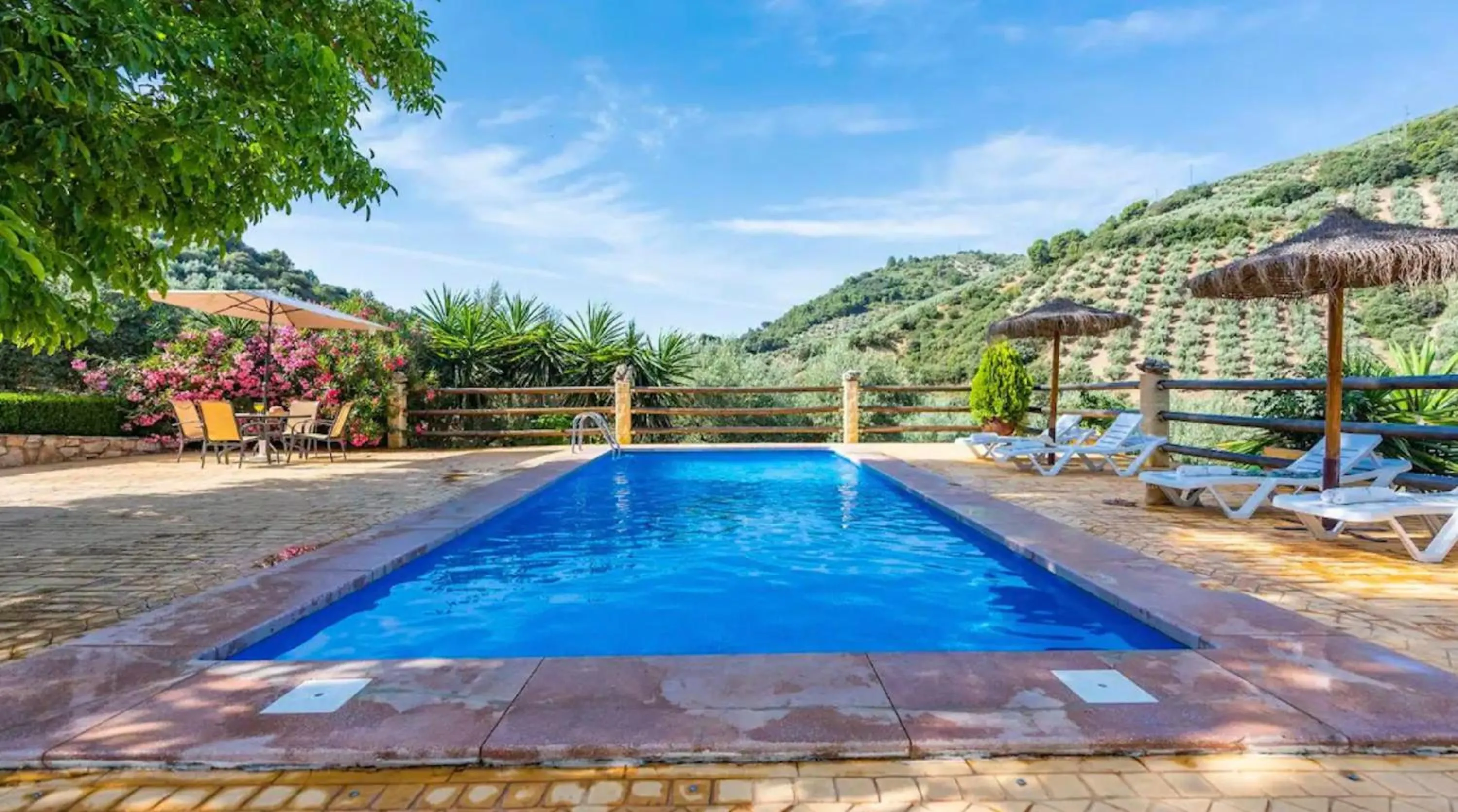 Pool view in Charming Villa in Montefrío with Private Pool