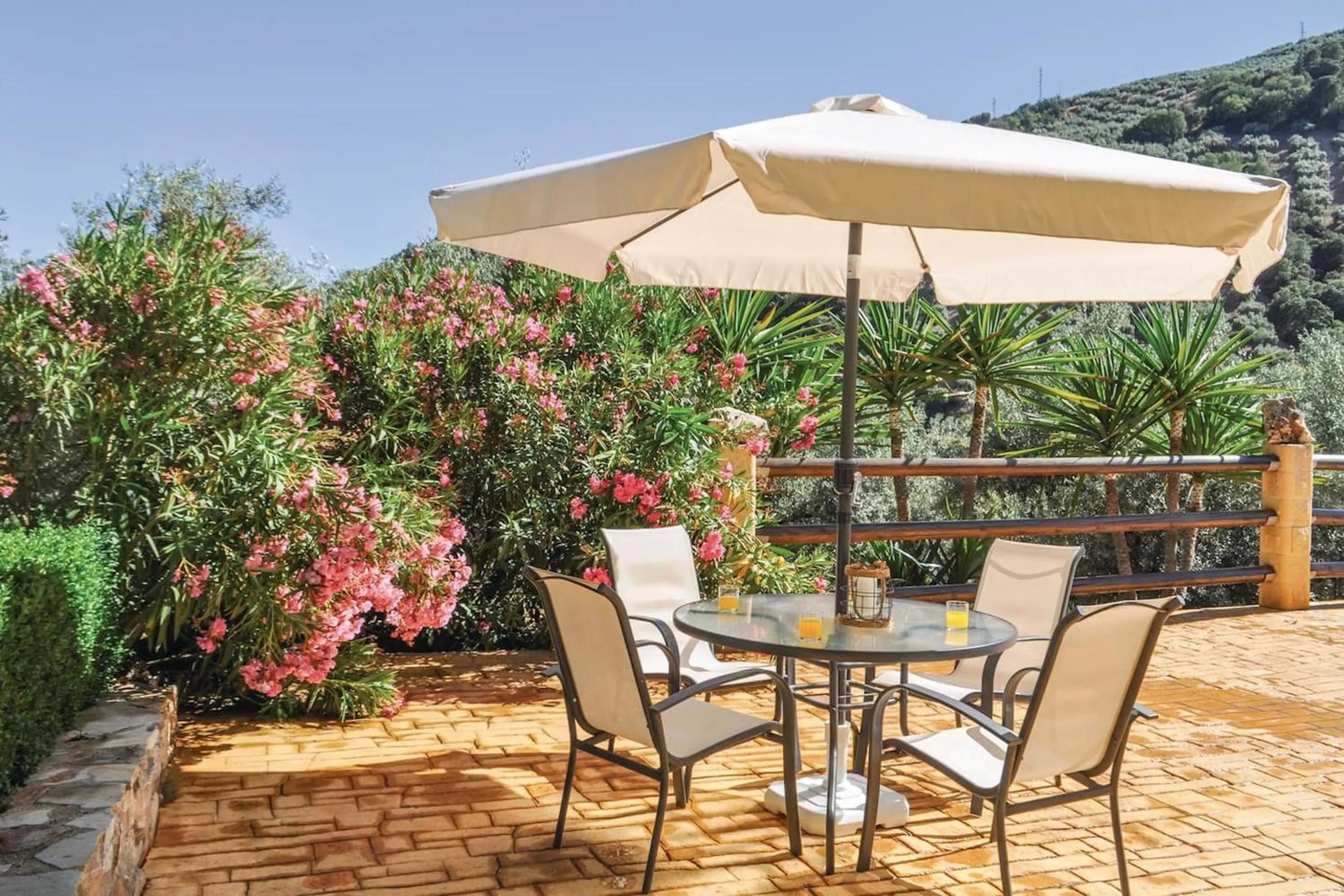 Balcony/Terrace in Charming Villa in Montefrío with Private Pool