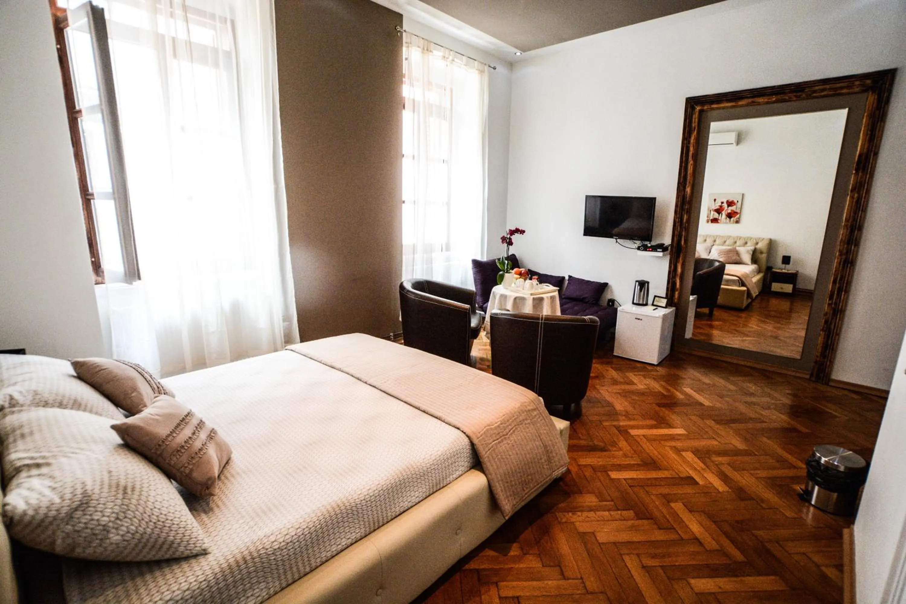 Coffee/tea facilities, Bed in City Center Rooms