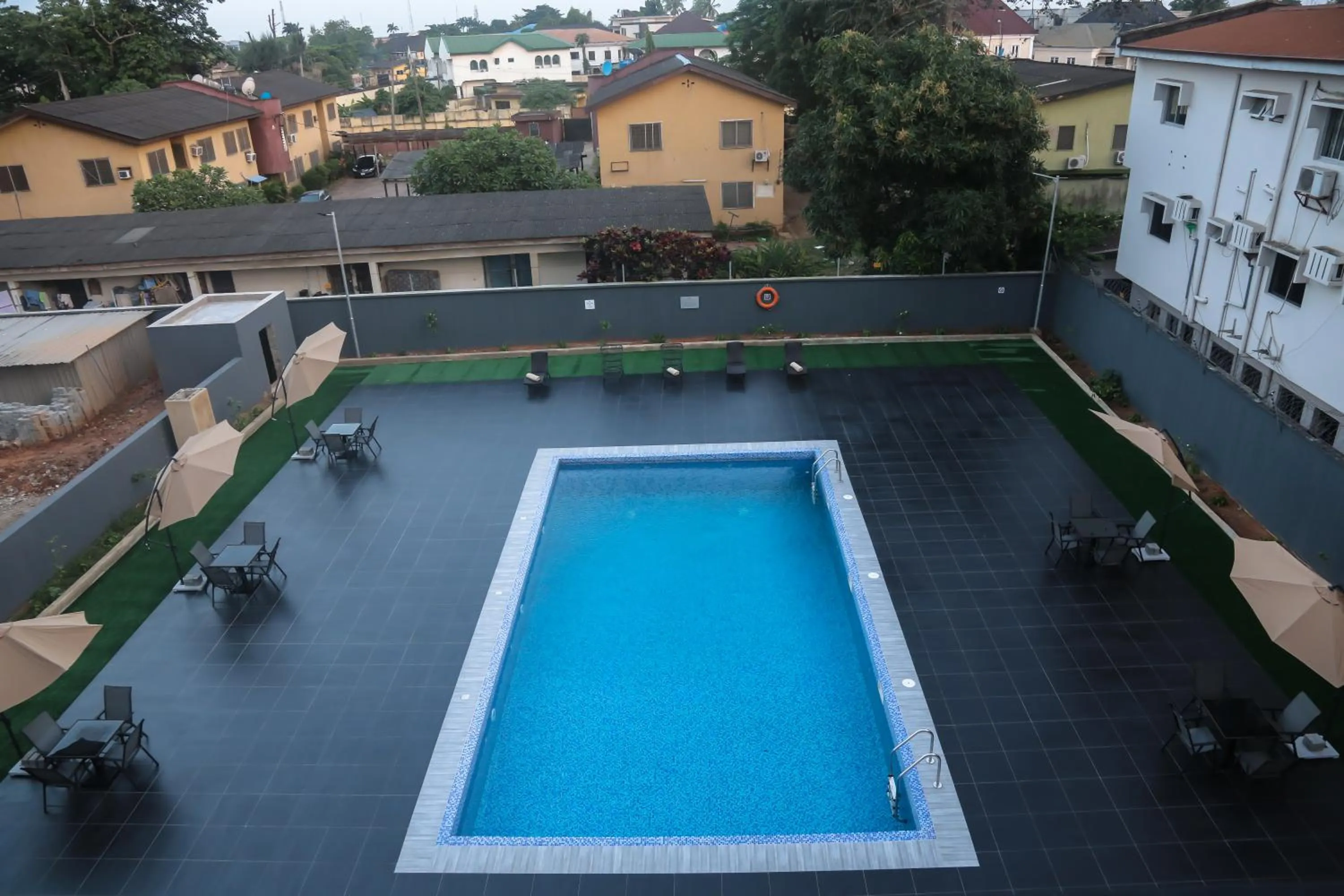 Swimming pool in BON Hotel Ikeja Residence