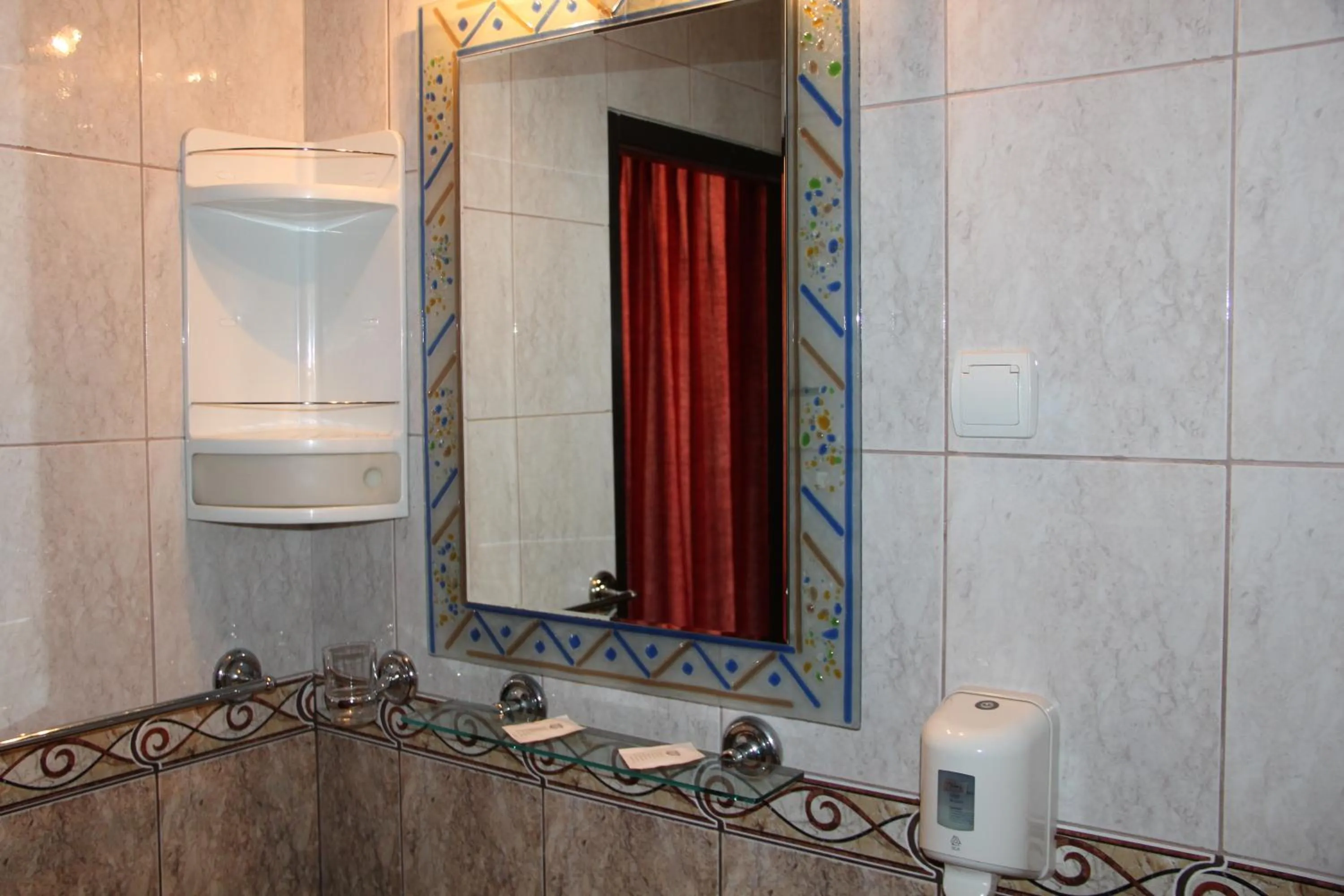 Decorative detail in Pensiunea Blanca