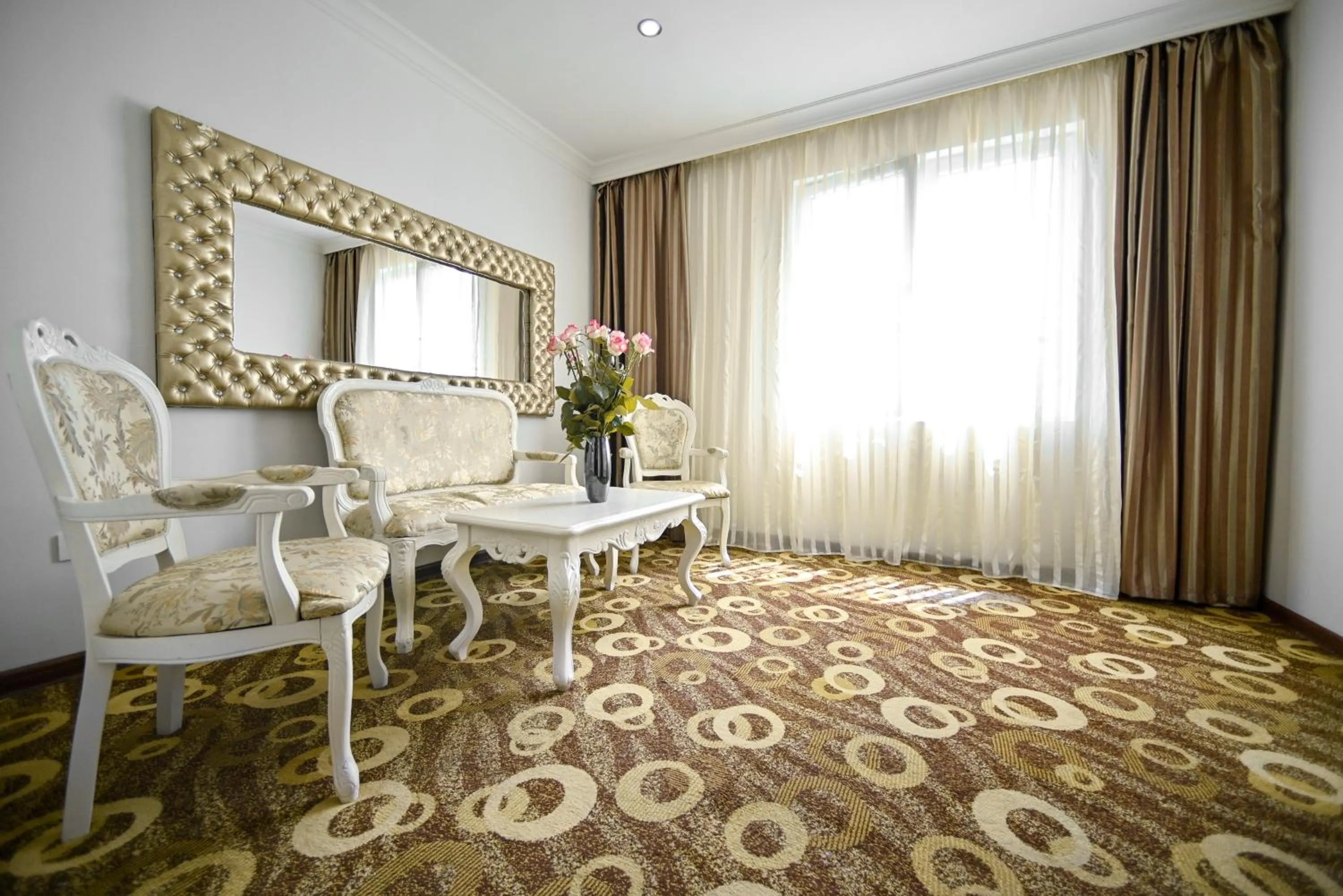 Bed in Imperial Palace Hotel Yerevan