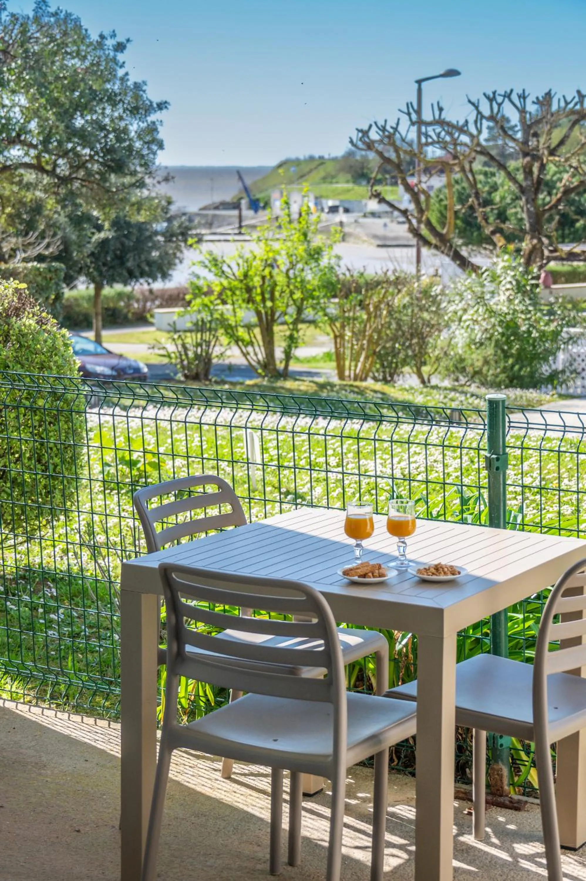 Balcony/Terrace in Résidence Odalys Les Terrasses de Fort Boyard