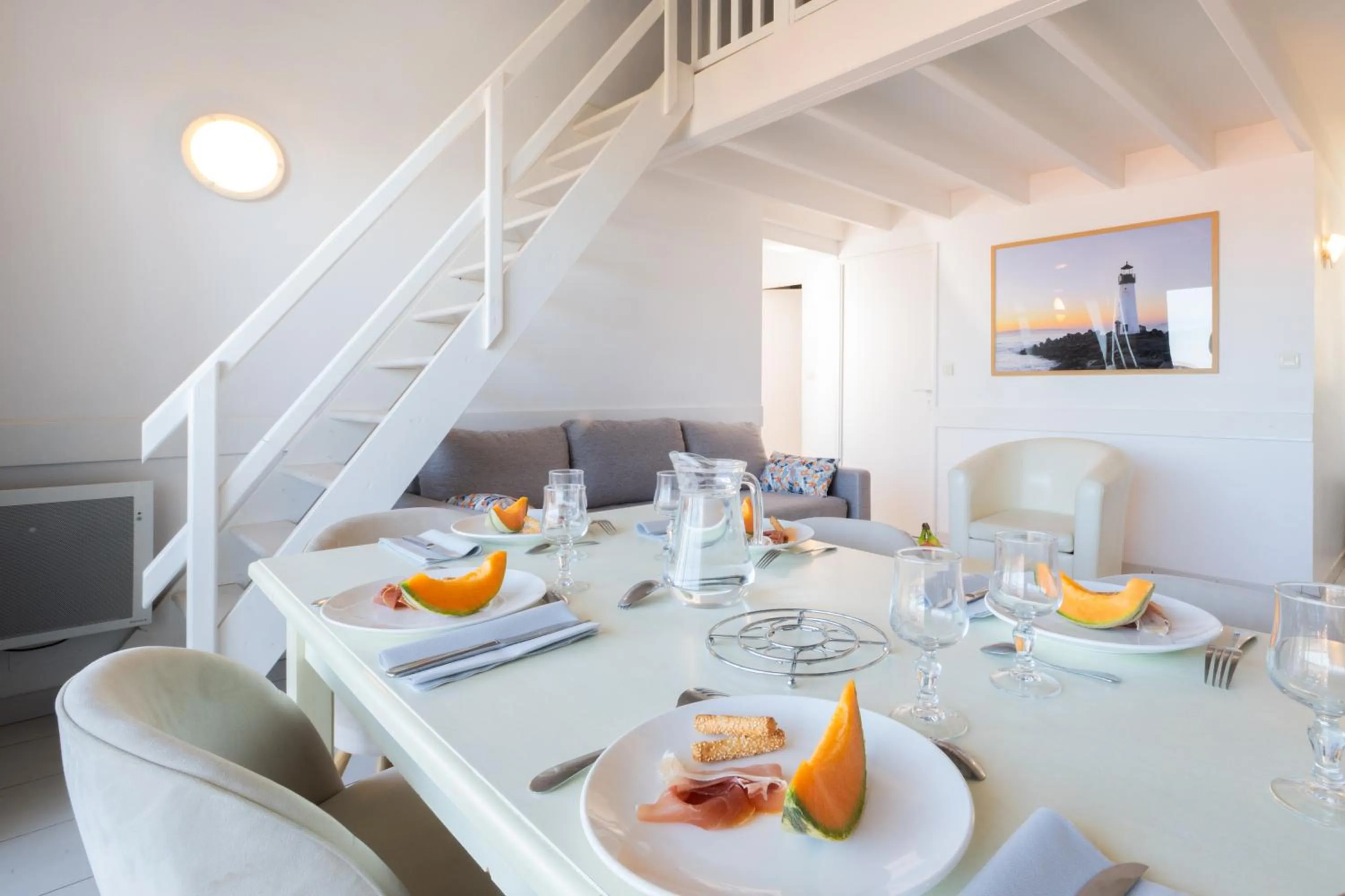 Living room in Résidence Odalys Les Terrasses de Fort Boyard