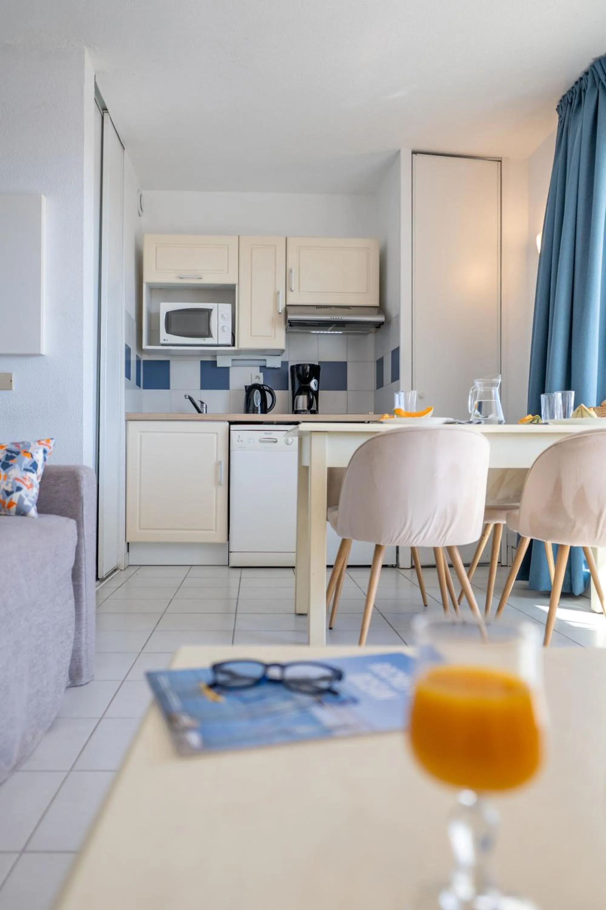 Living room in Résidence Odalys Les Terrasses de Fort Boyard