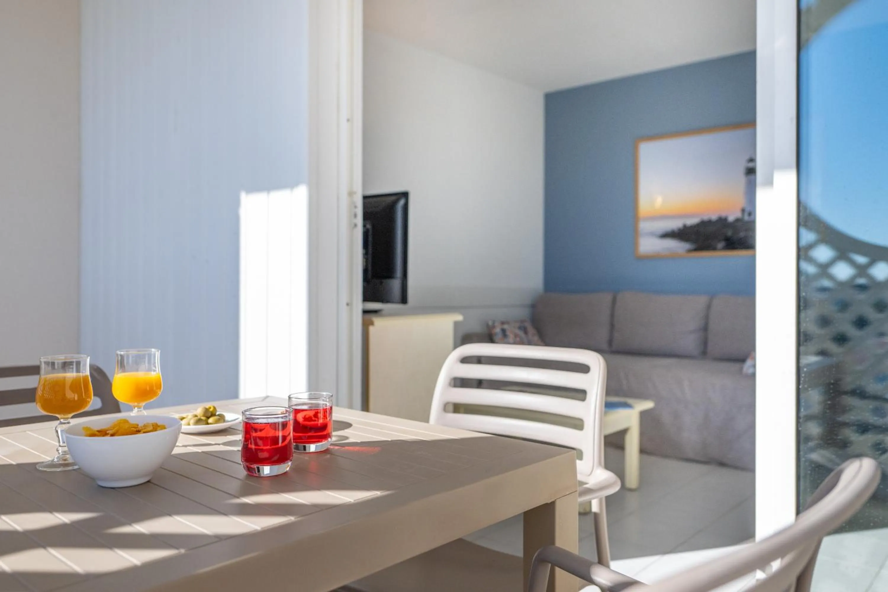 Dining area in Résidence Odalys Les Terrasses de Fort Boyard