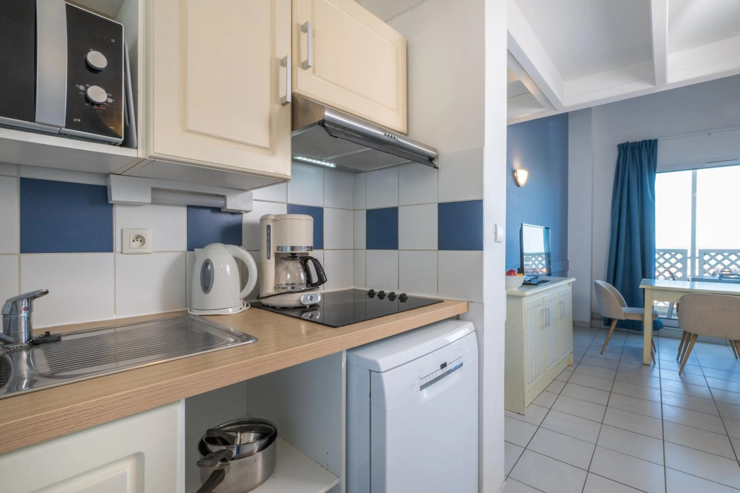 Living room in Résidence Odalys Les Terrasses de Fort Boyard