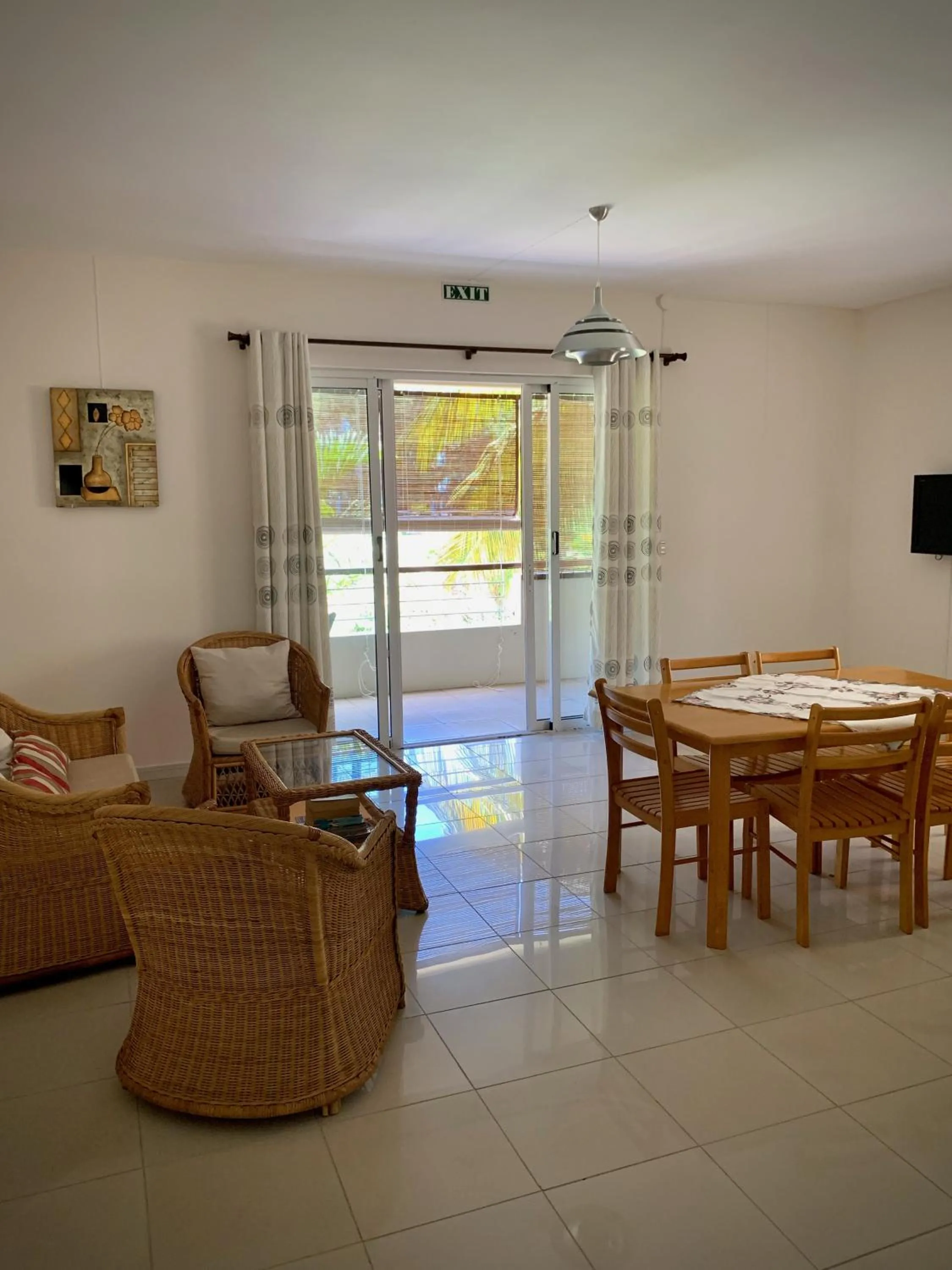 Living room in Villa Oliveraie Apartments