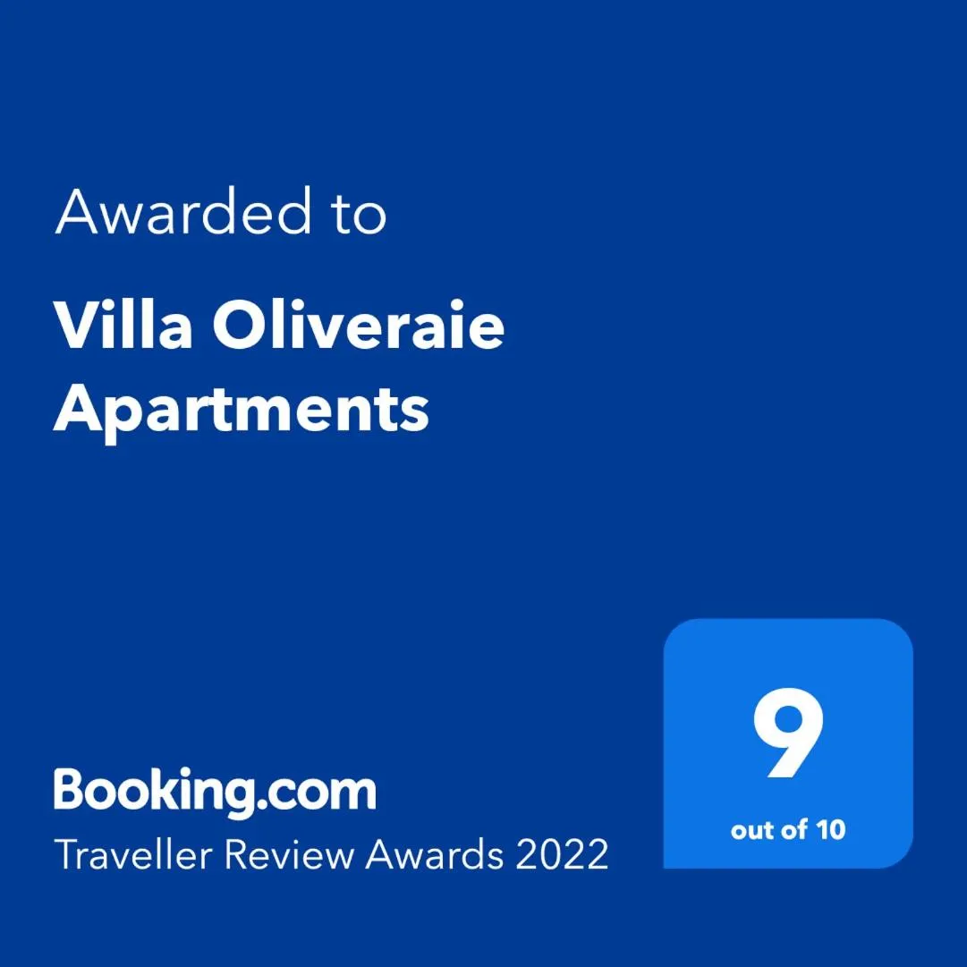 Certificate/Award in Villa Oliveraie Apartments