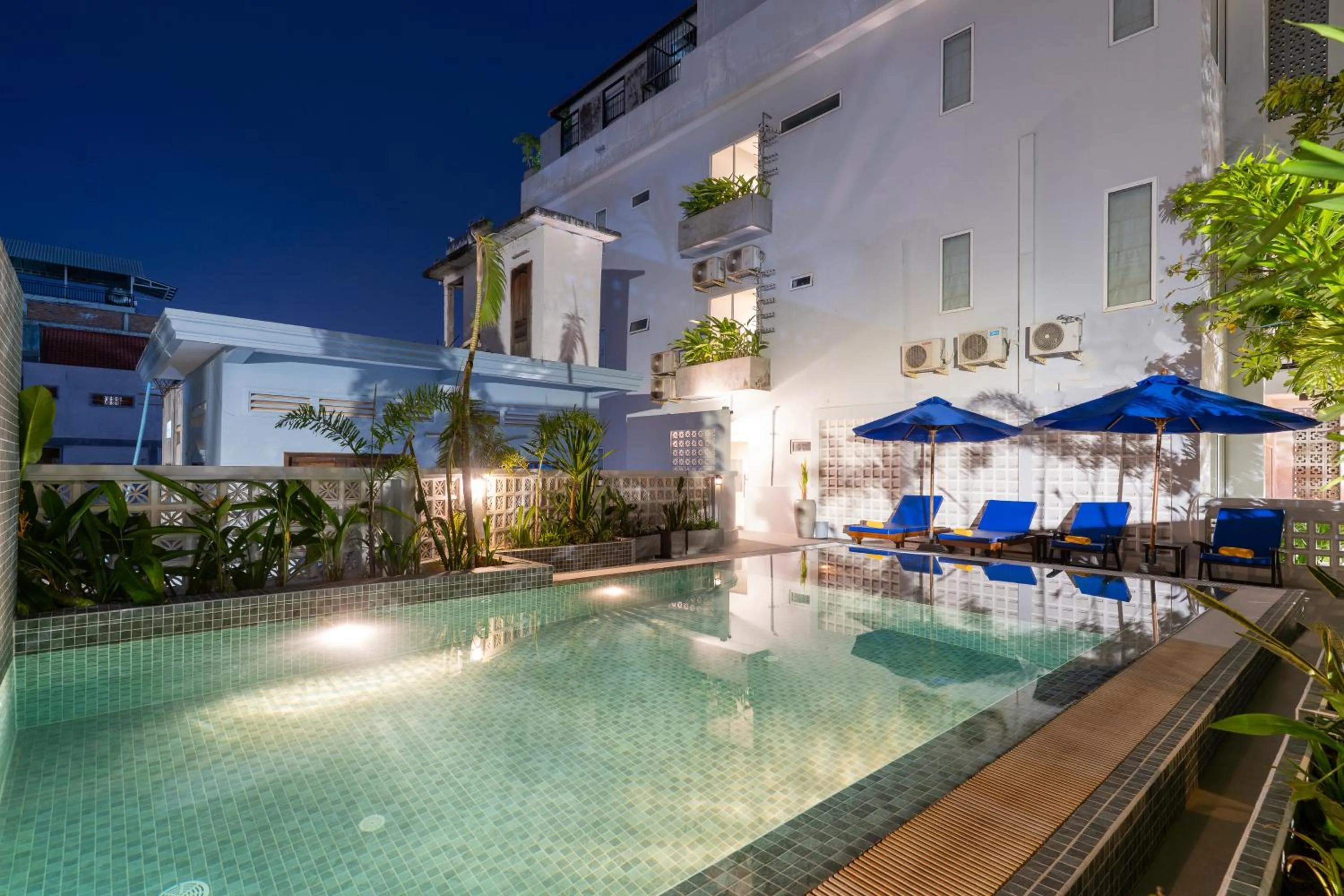 Pool view in CoolLand Residence & Spa