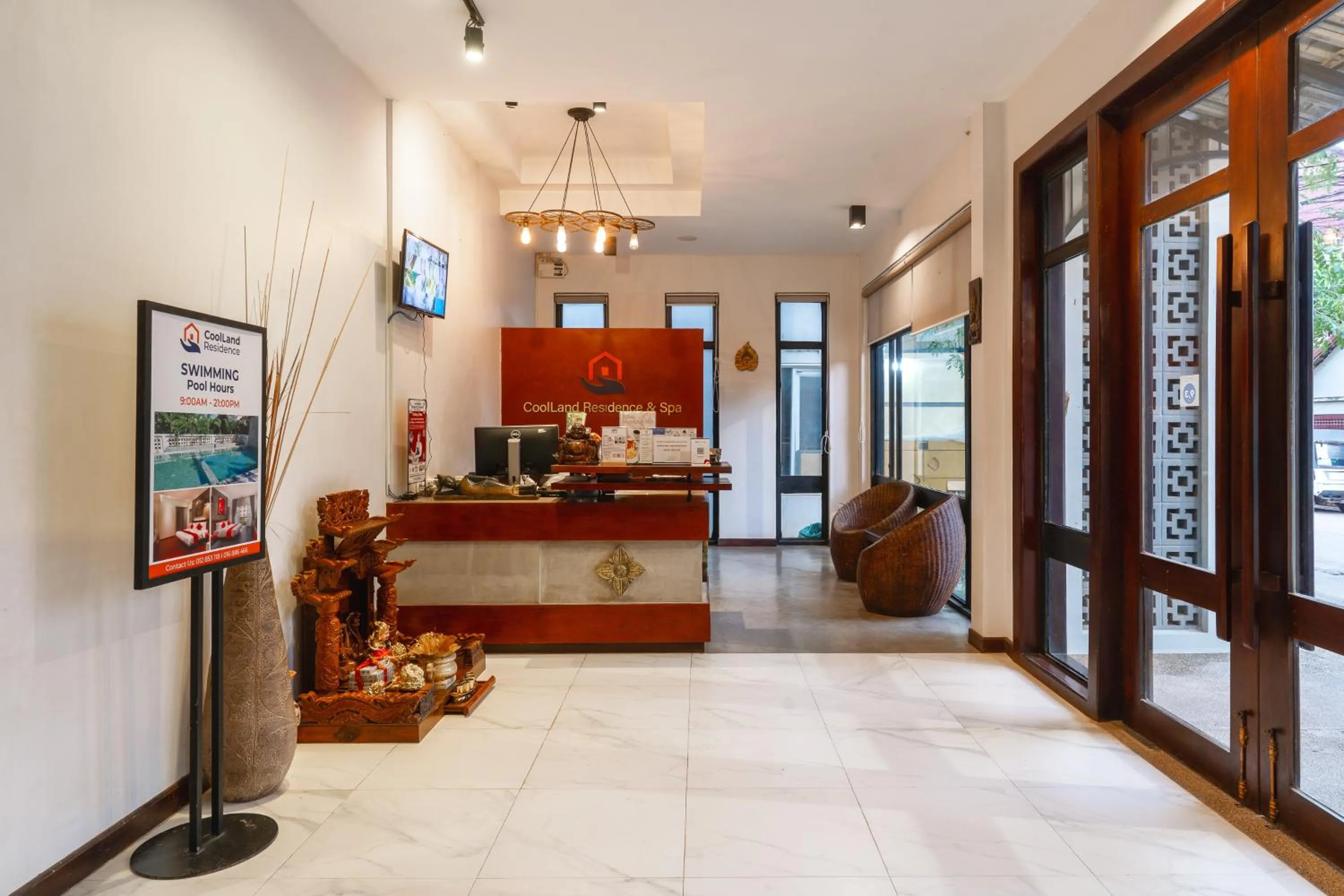 Lobby or reception in CoolLand Residence & Spa
