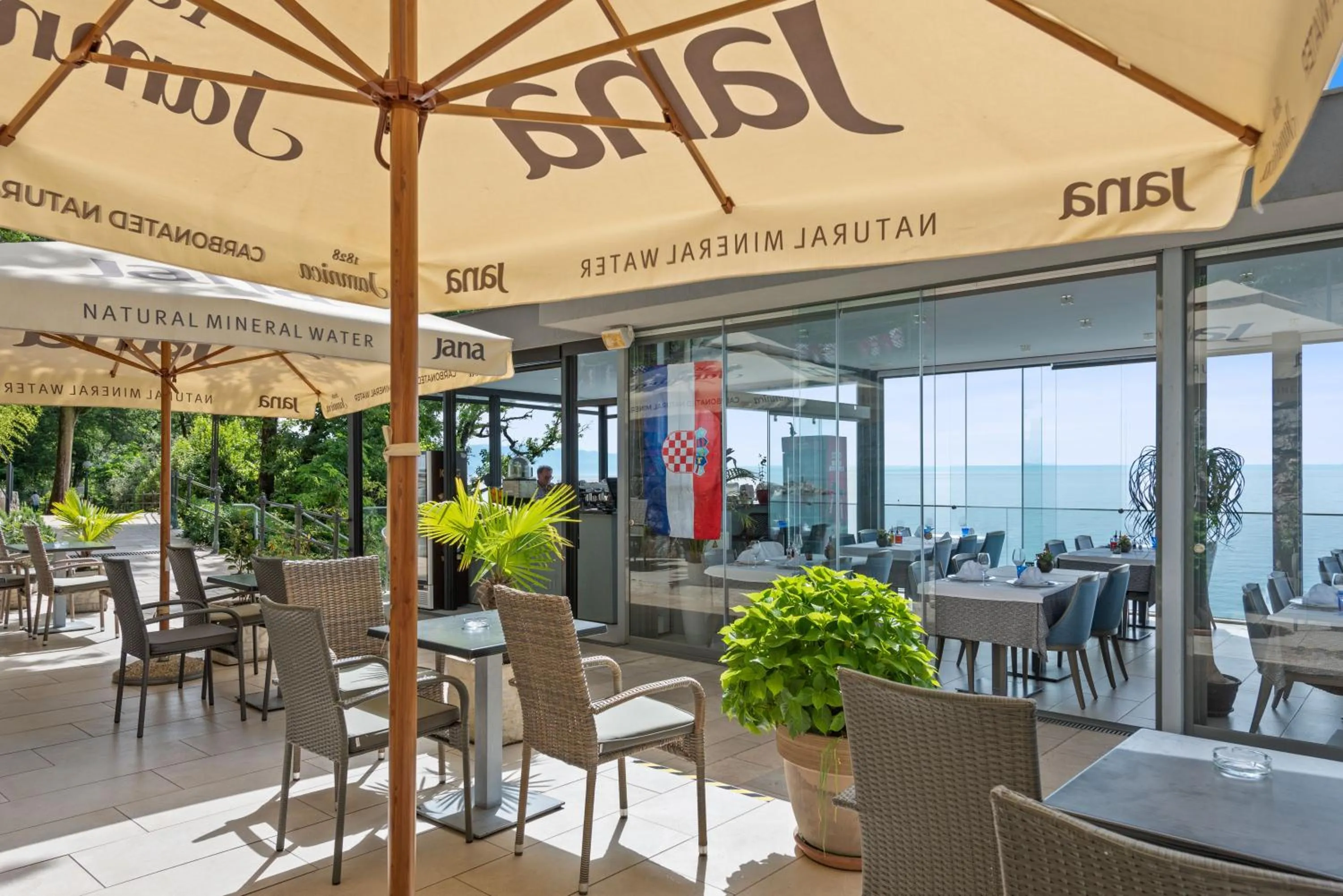 Patio in Boutique Hotel Mali Raj