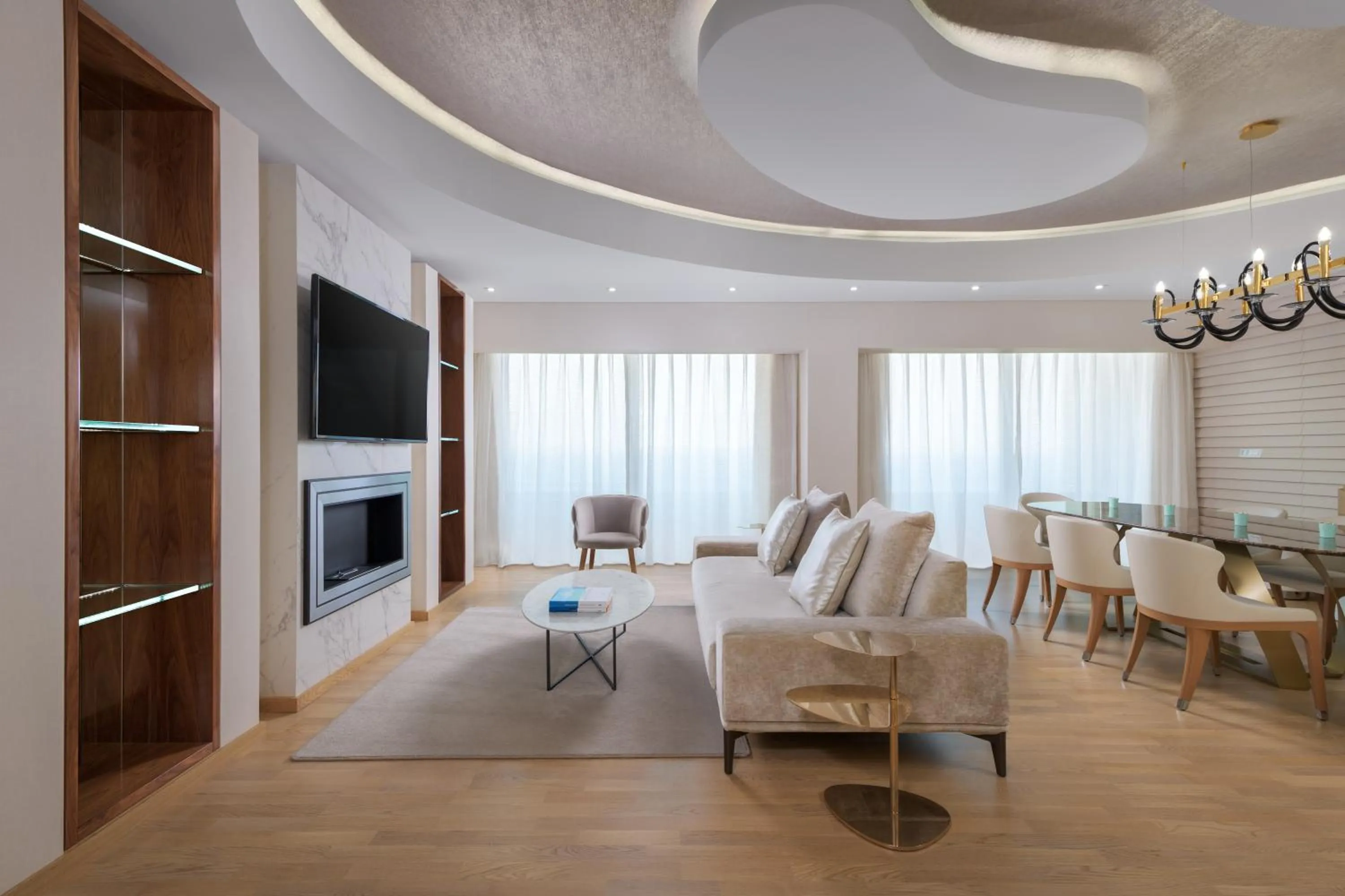 Living room in ABAV2 Suites by Rodos Palace