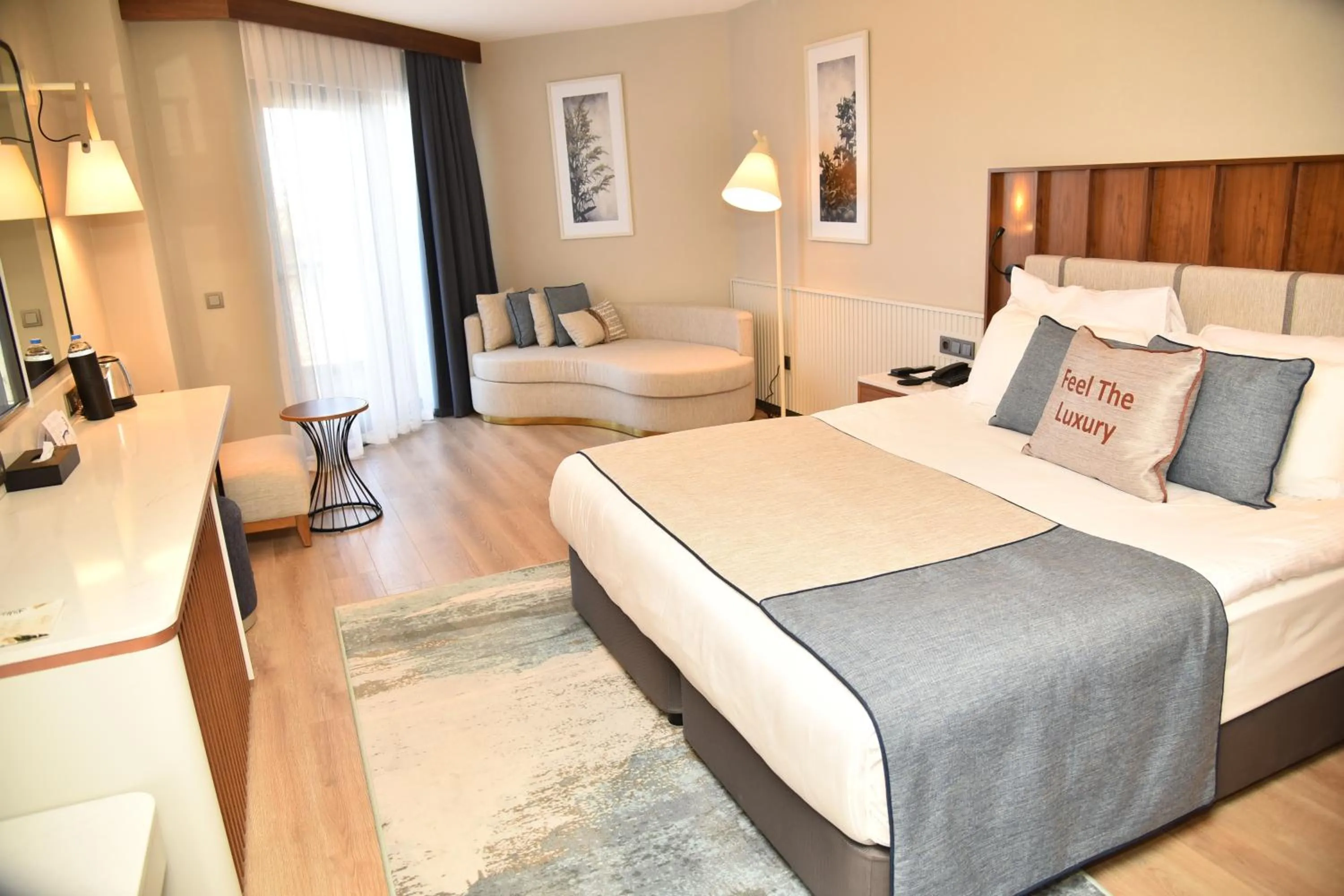 Bed in Seaden Quality Resort & Spa Ultra All Inclusive