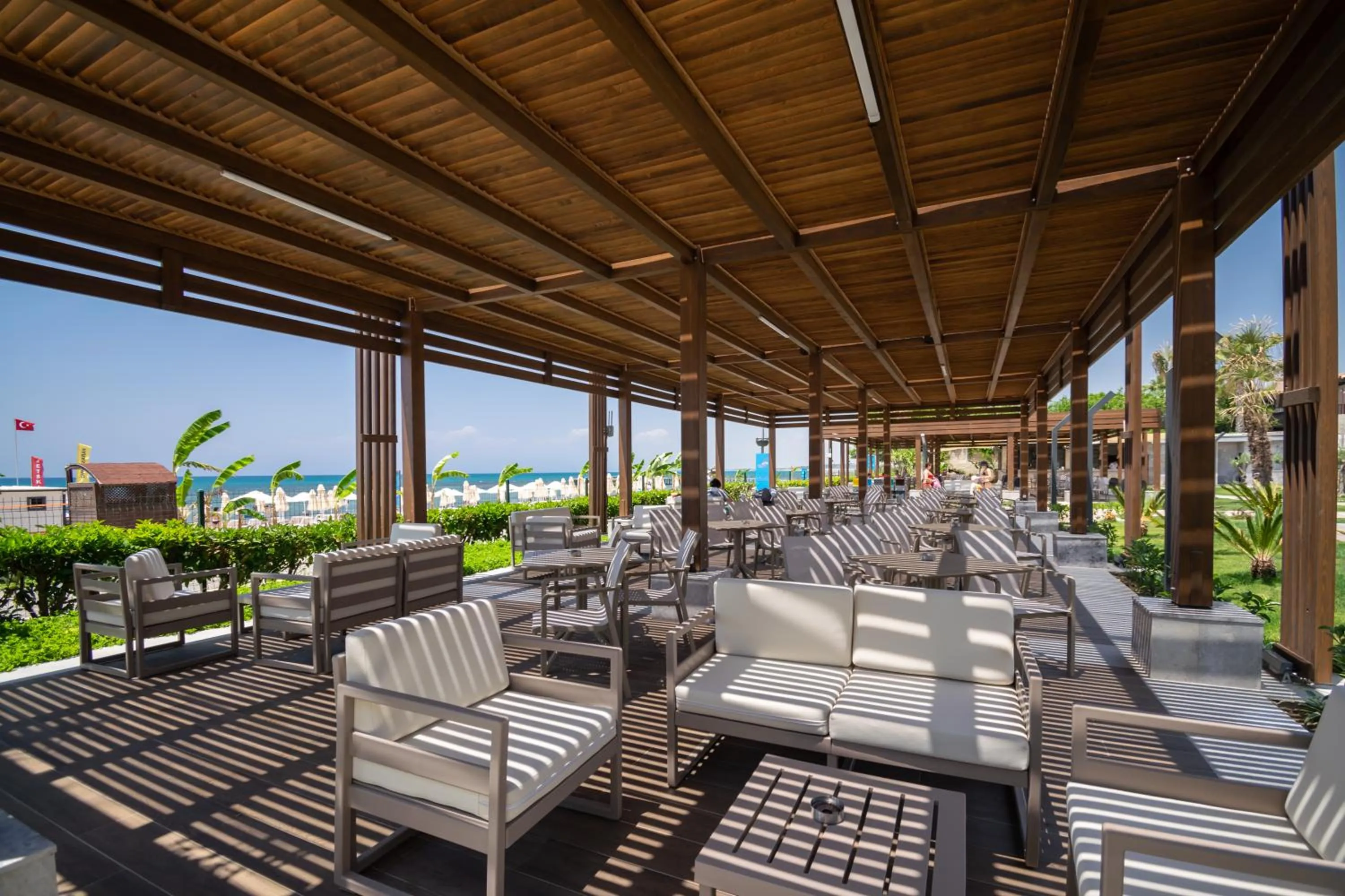 Patio in Seaden Quality Resort & Spa Ultra All Inclusive