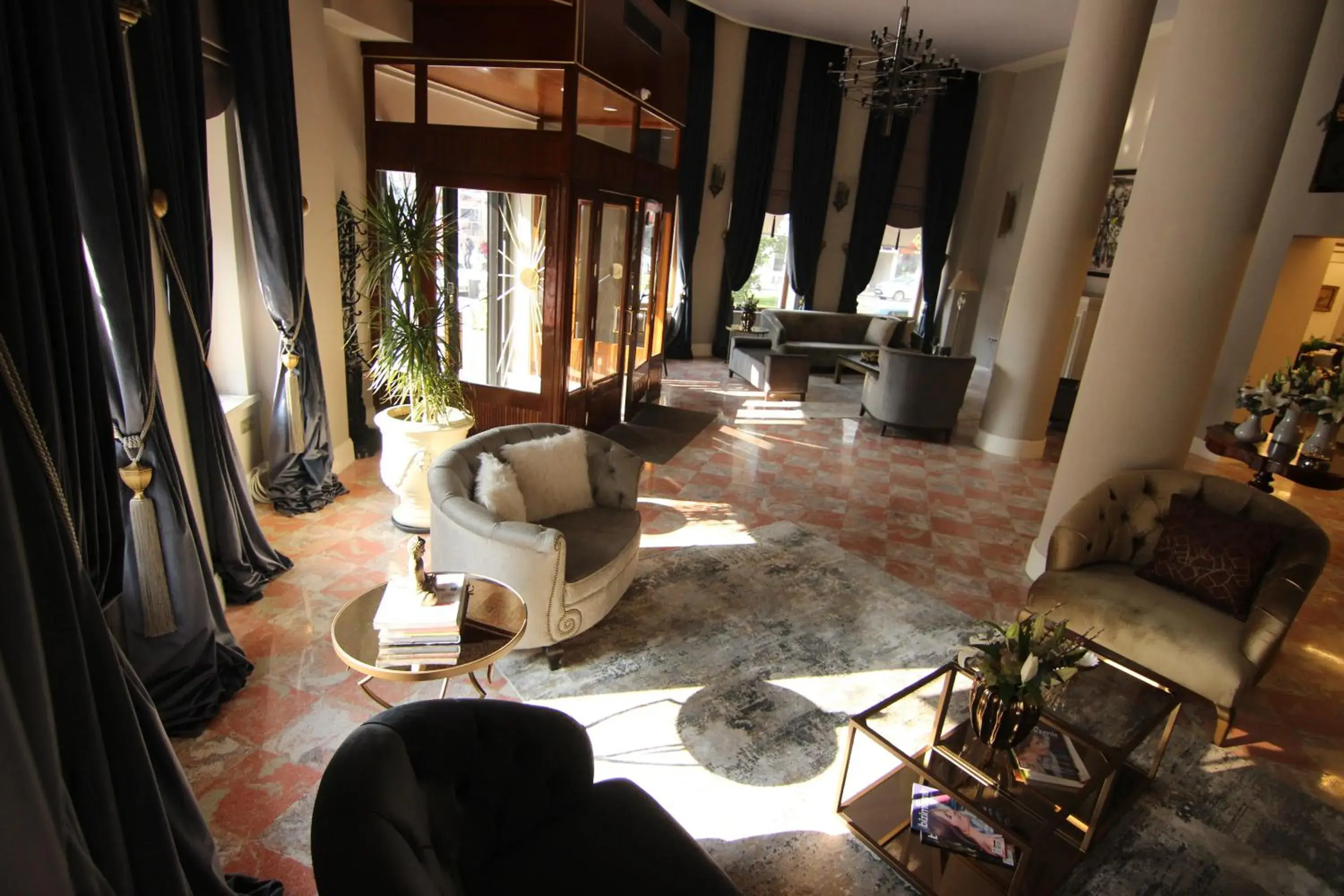 Living room in ATLAS OTELİ Living room in ATLAS OTELİ