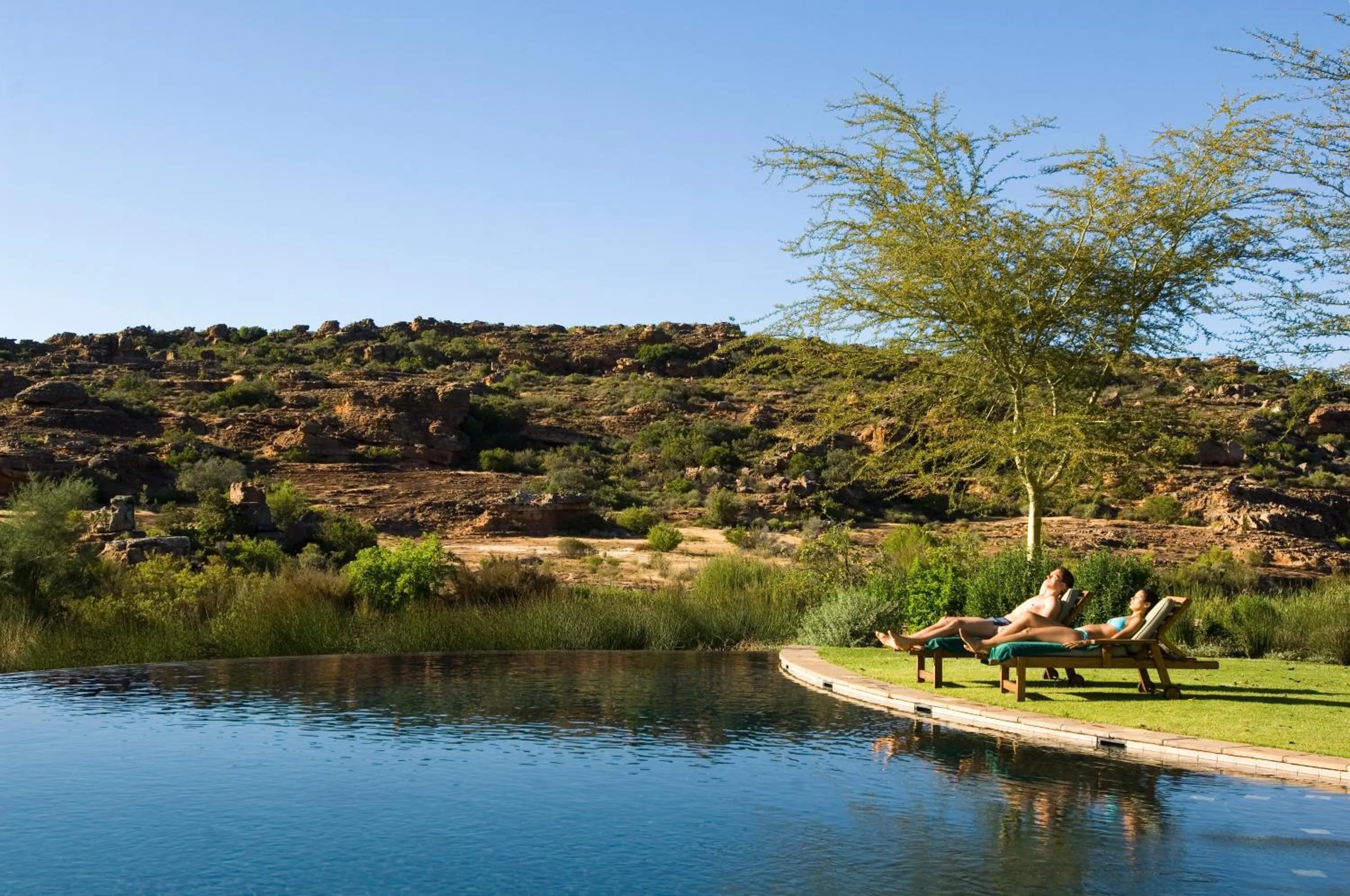 Natural landscape in Bushmans Kloof Wilderness Reserve and Wellness Retreat