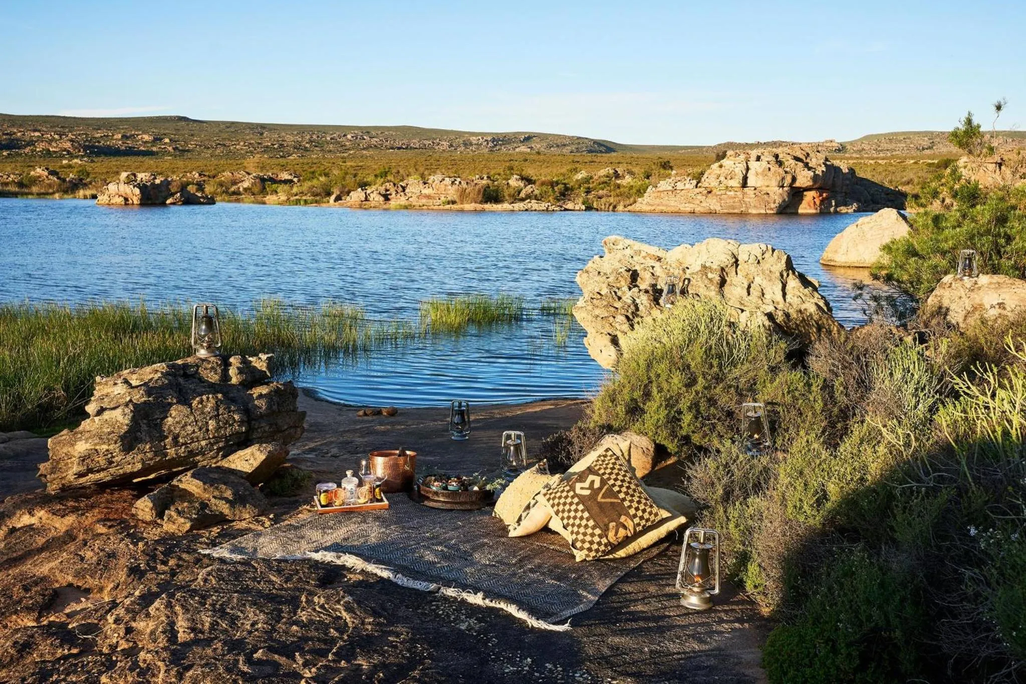 BBQ facilities in Bushmans Kloof Wilderness Reserve and Wellness Retreat