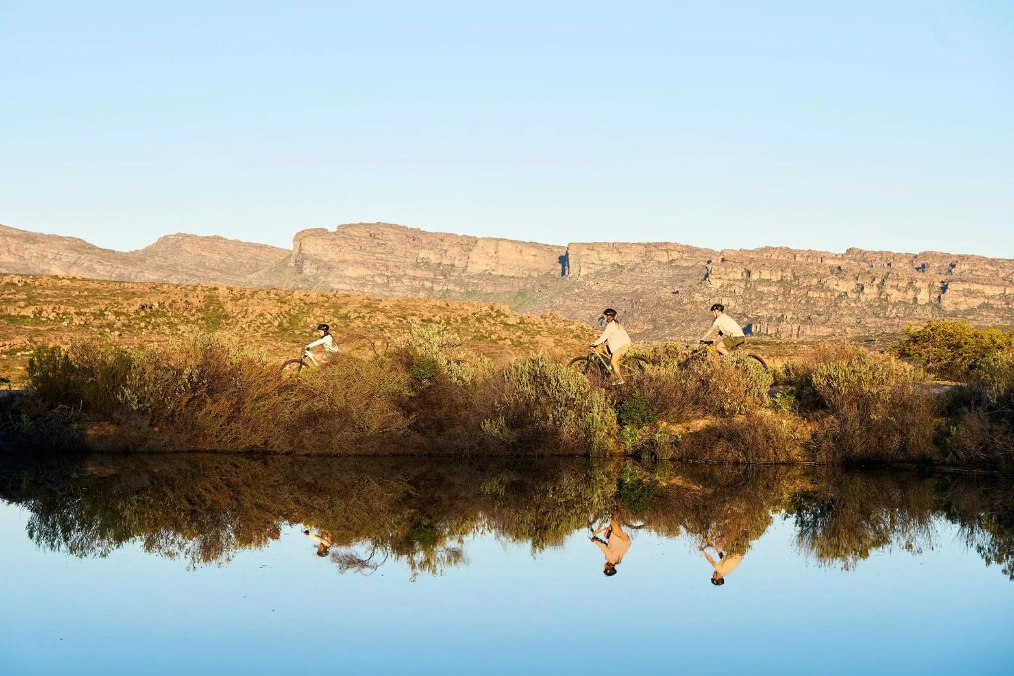 Cycling in Bushmans Kloof Wilderness Reserve and Wellness Retreat