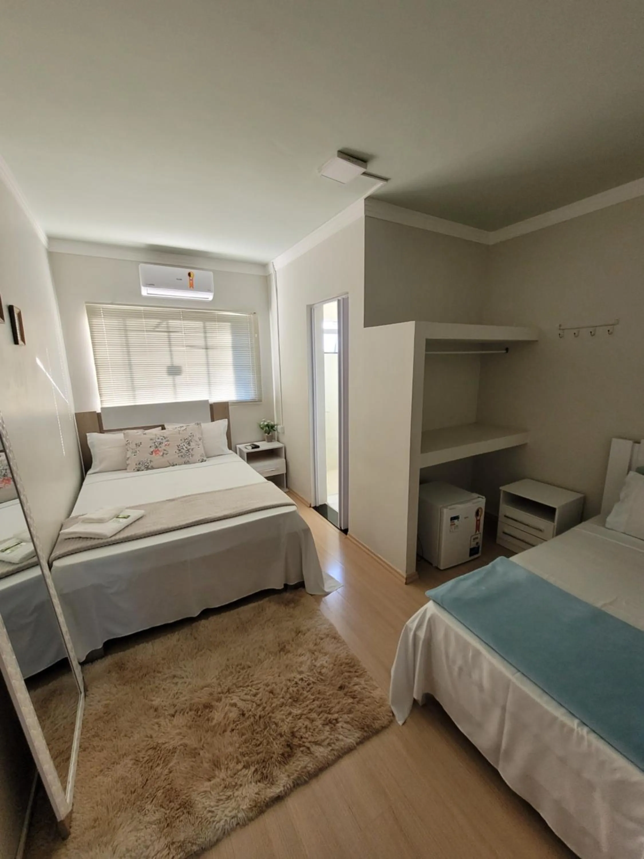 Bed in Hotel Hiperion Maringá